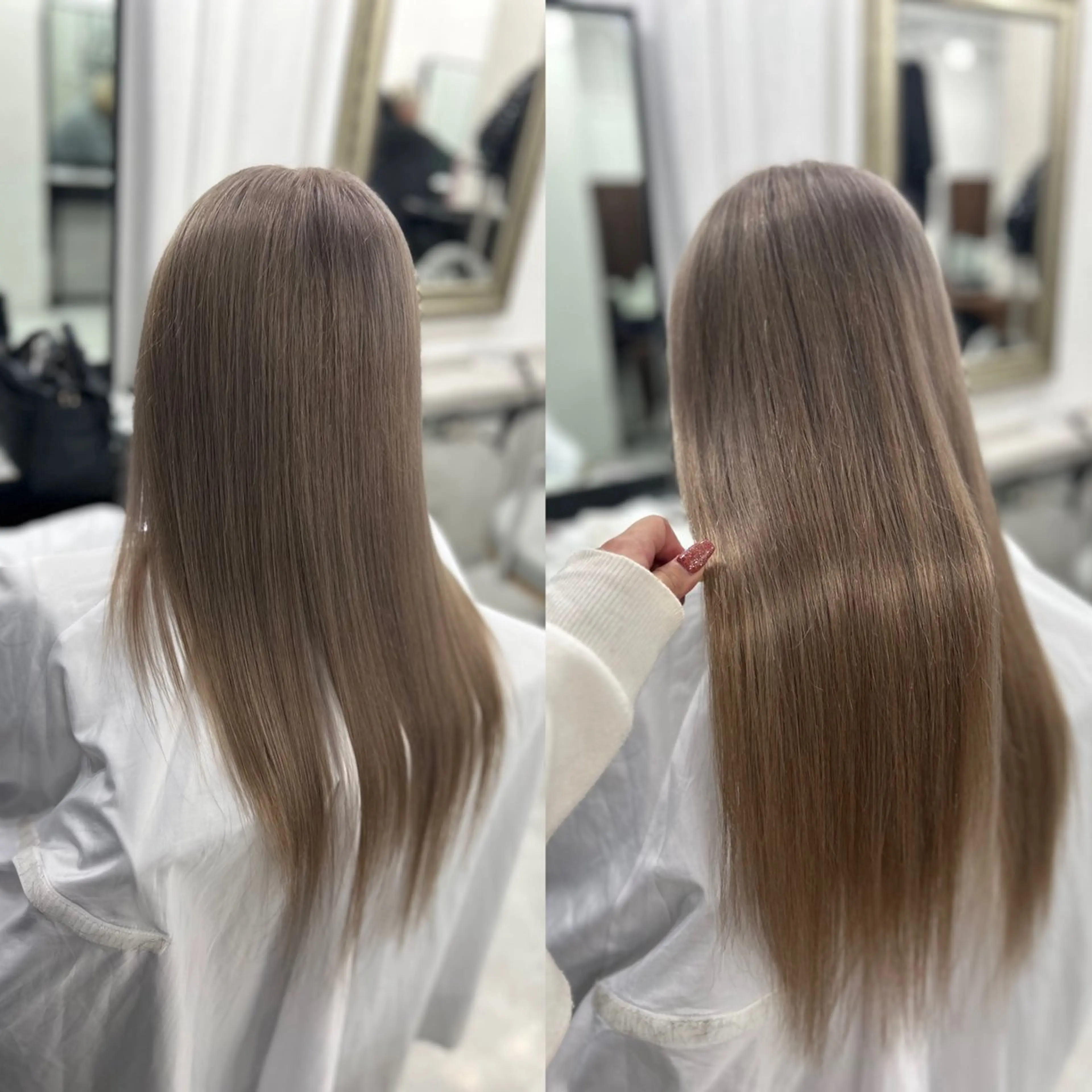 ロング シールエクステ エクステ Wistell 渋谷 ASUKAのヘアスタイル