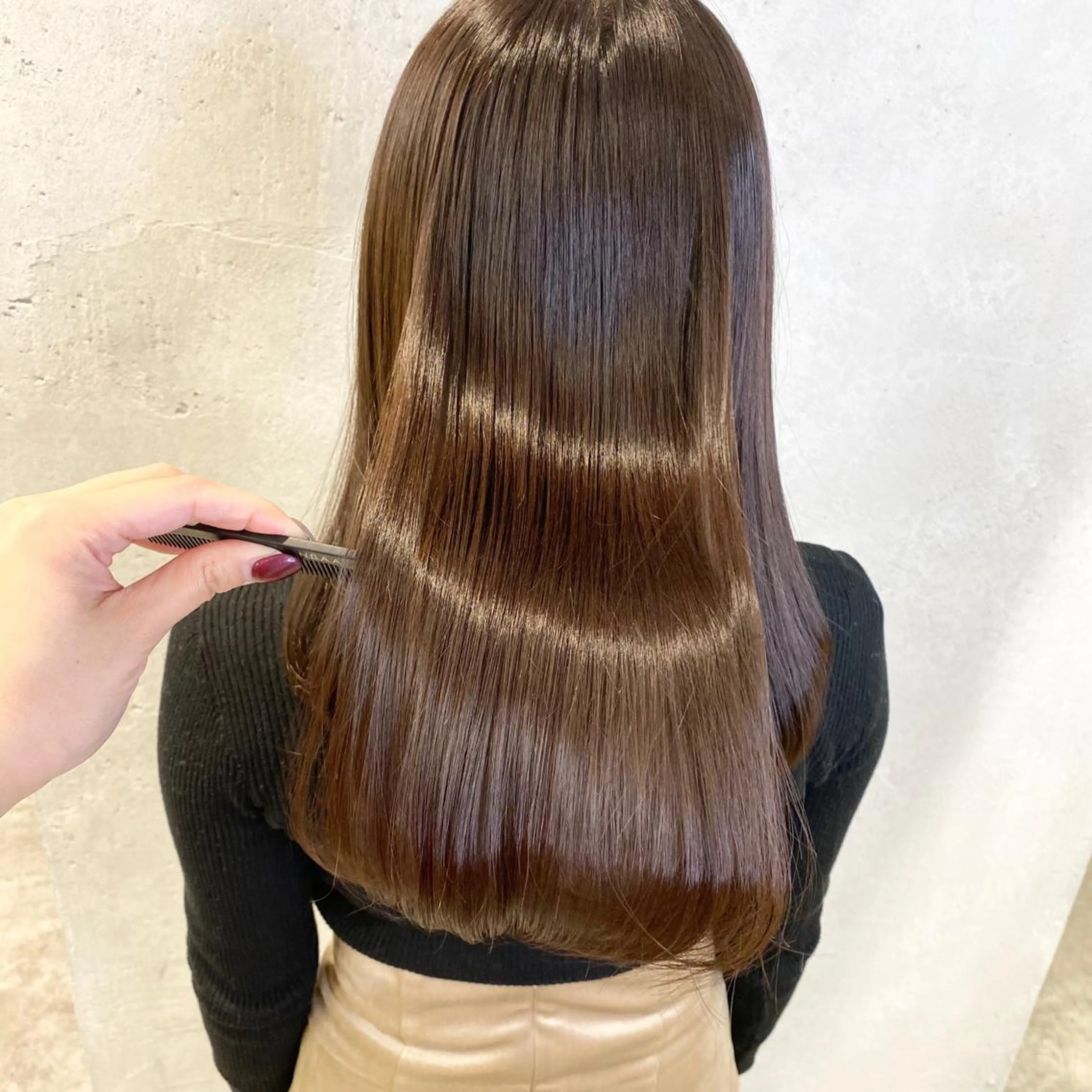 セミロング HIRATA ASUKAのヘアスタイル