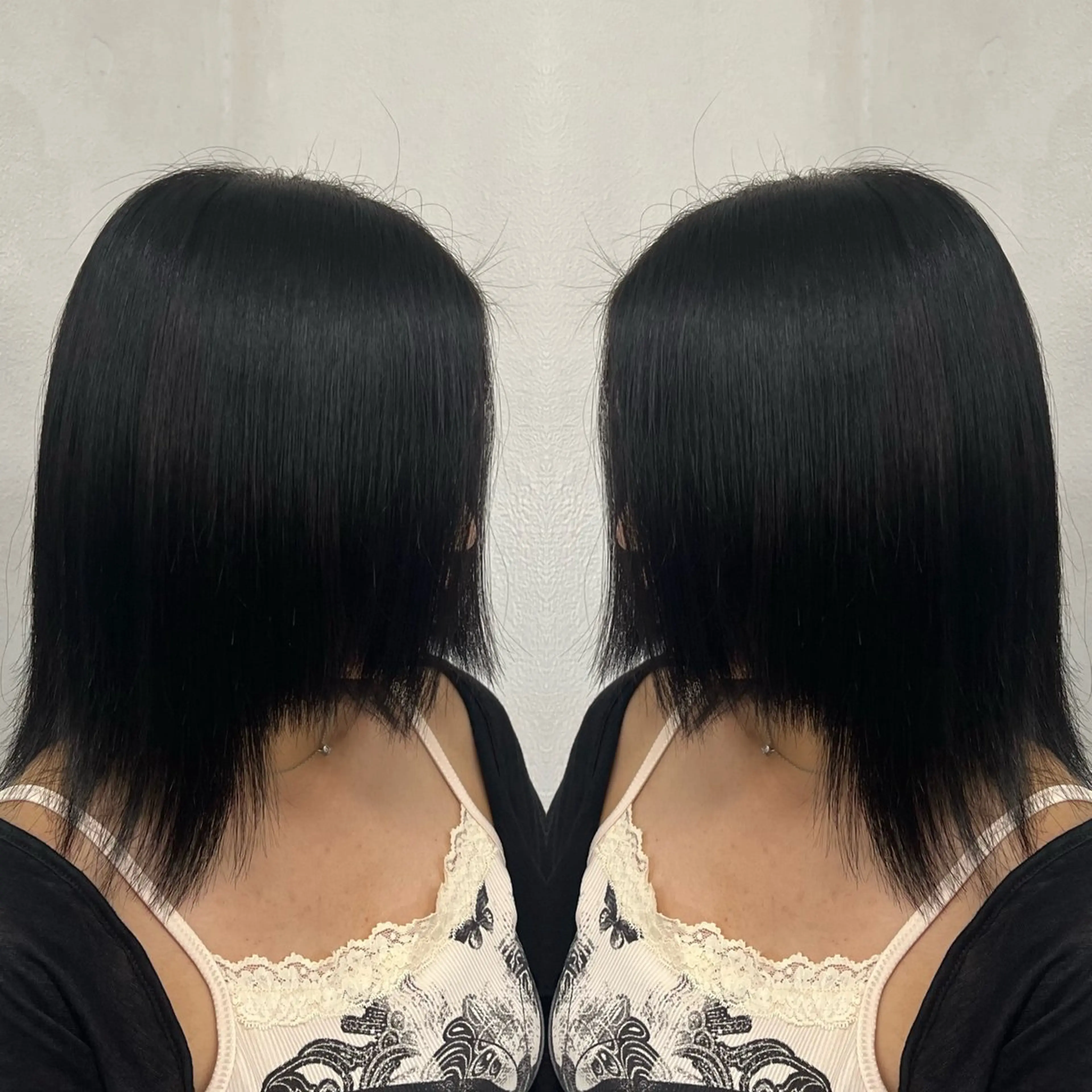 ミディアム カラー ハイライト/レイヤー /ハイトーン/AOIのヘアスタイル