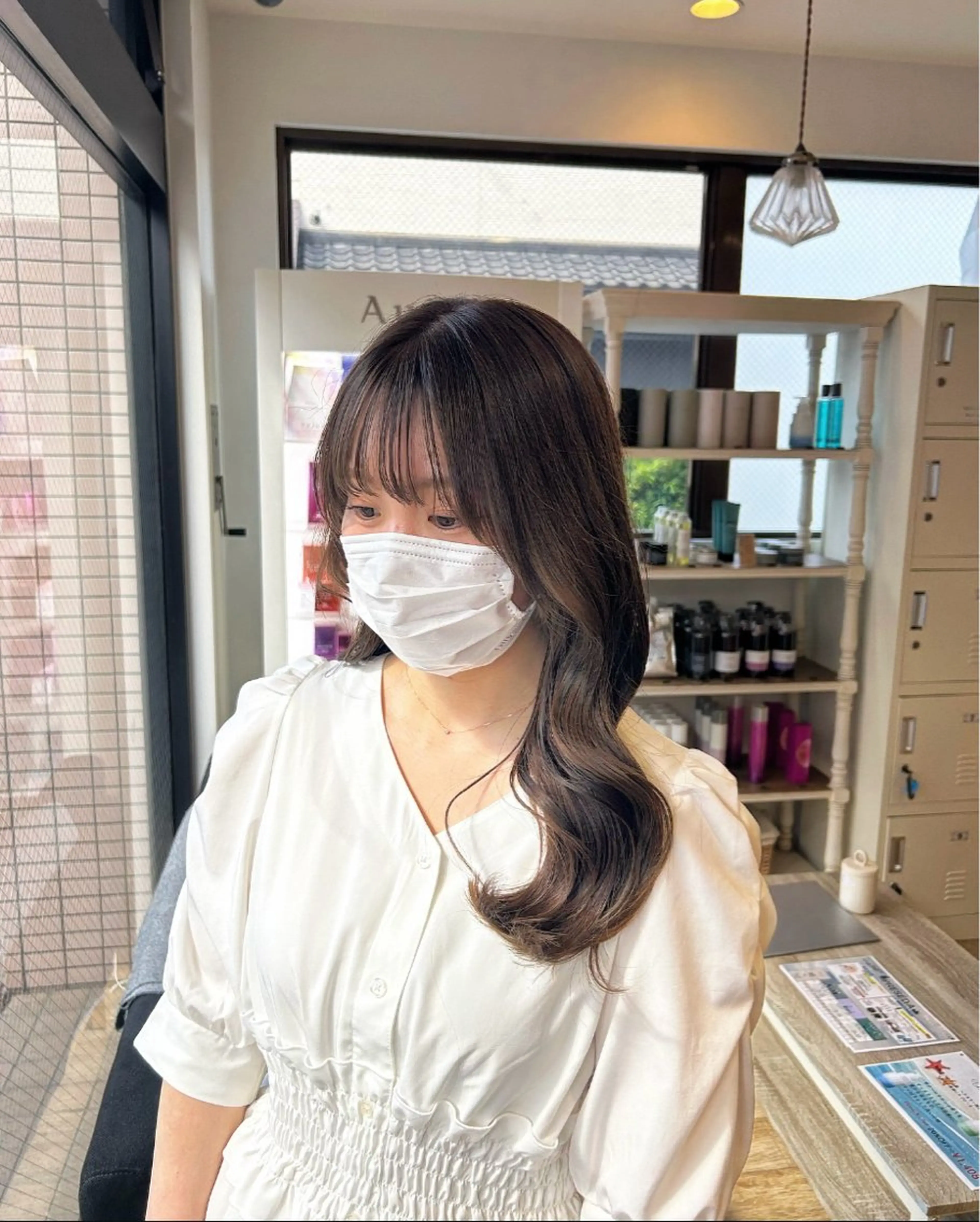 ロング 韓国風ヘア 🫧顔周りカット 🫧樫村優香のヘアスタイル