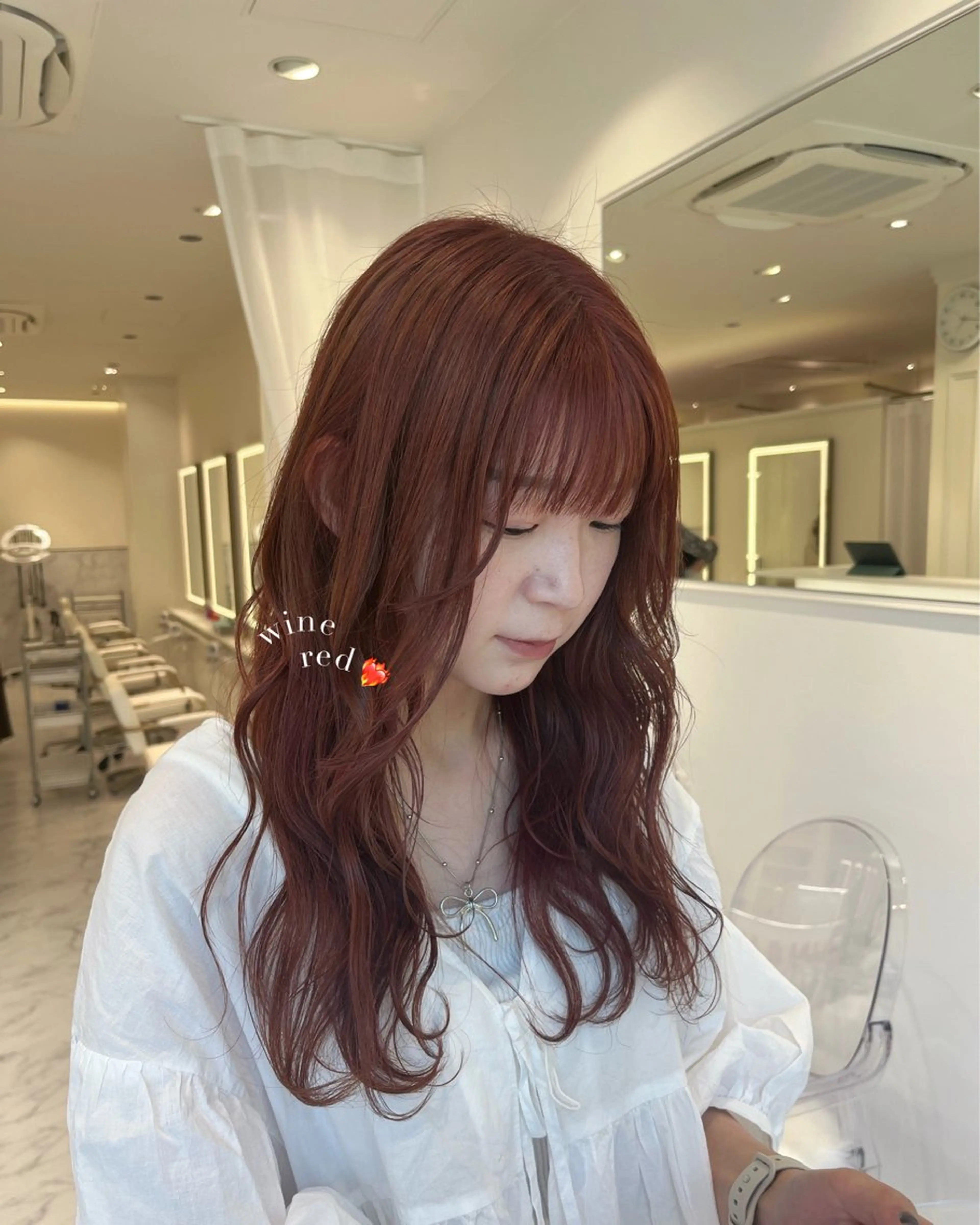 セミロング カラー ヘアカラー ParveMix / 山本 玲南🫧🪽のヘアスタイル