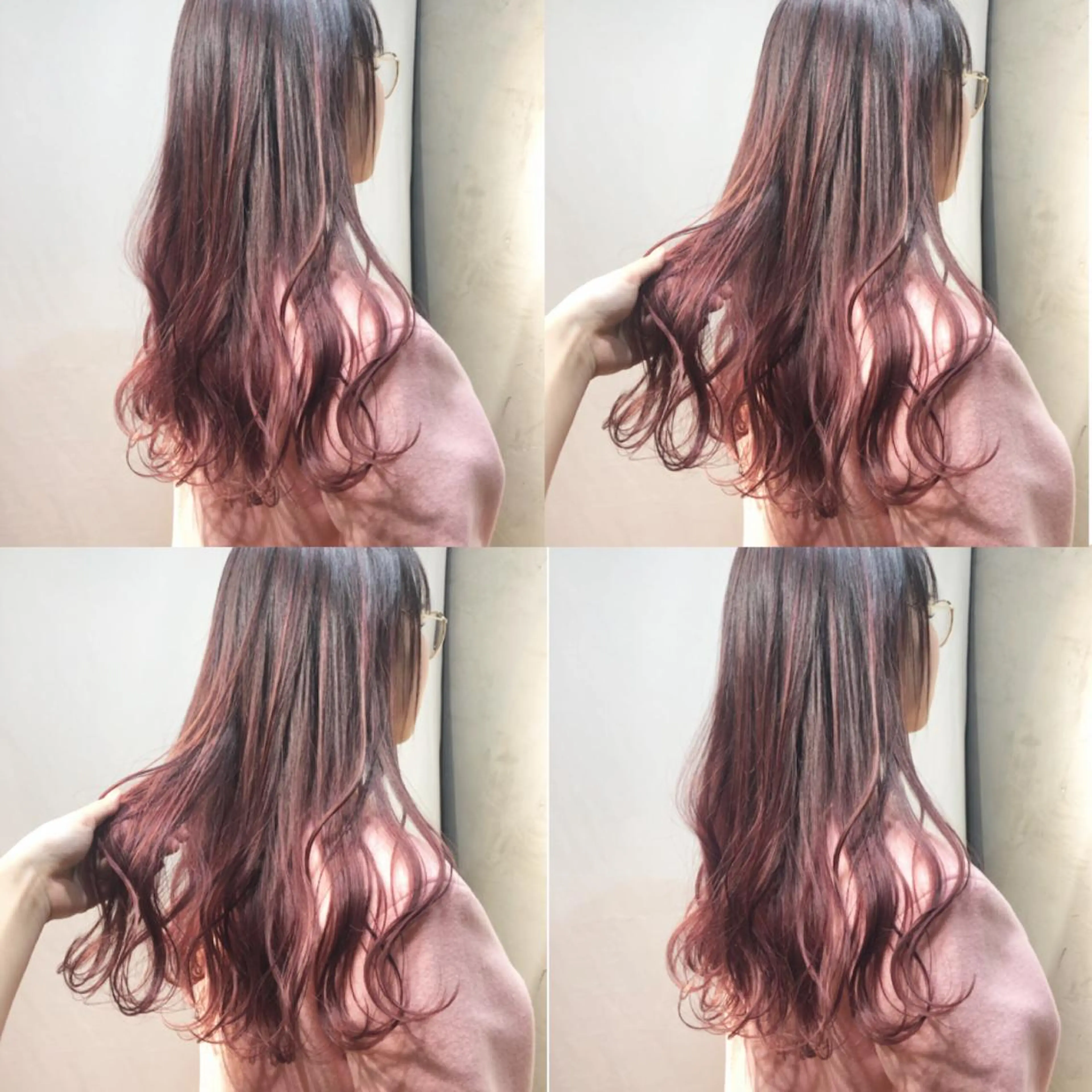 ロング ハイライト ヘアカラー sano sayakaのヘアスタイル