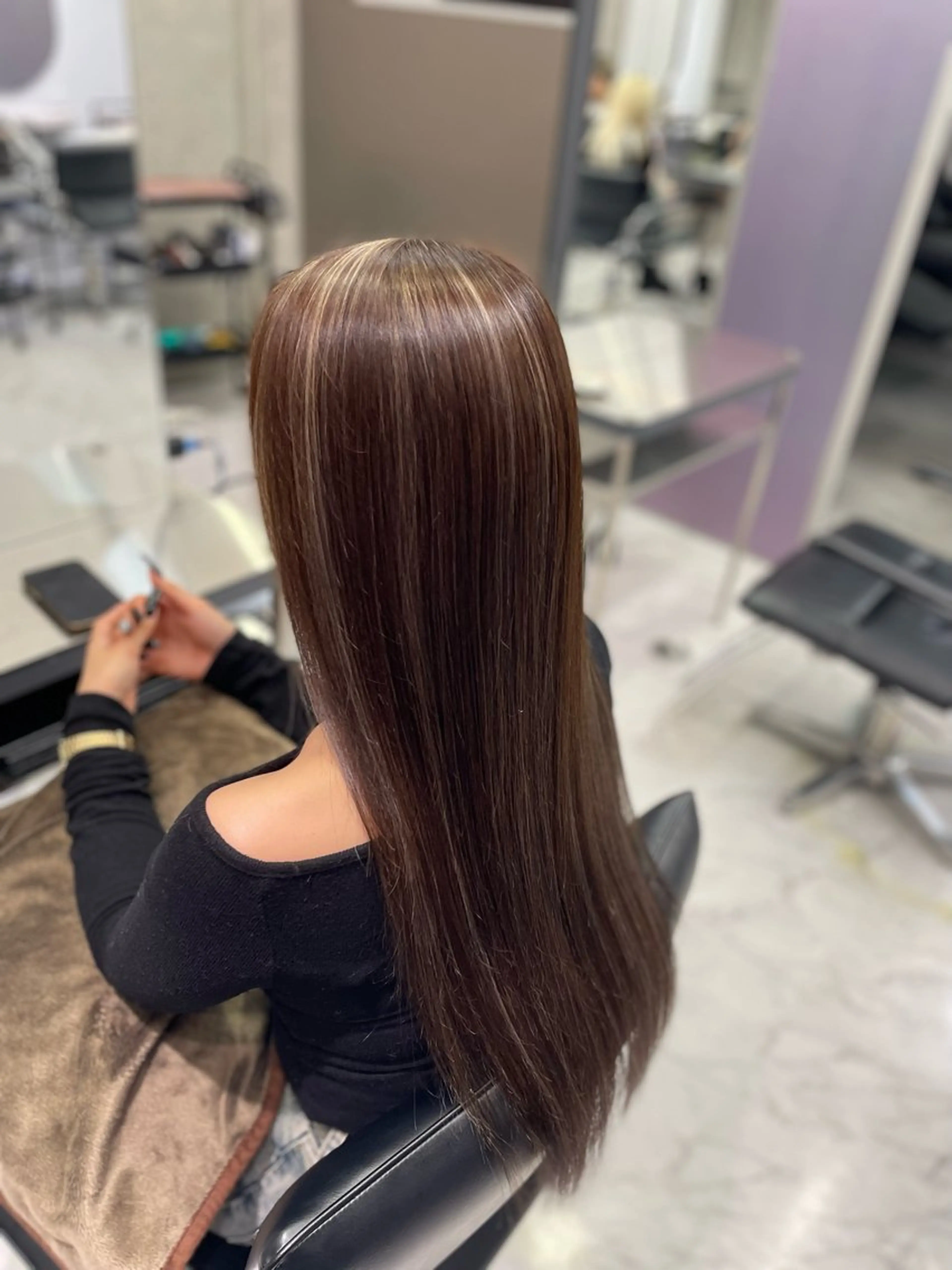 ロング カラー ヘアカラー 福岡美髪矯正/ KAEDEのヘアスタイル