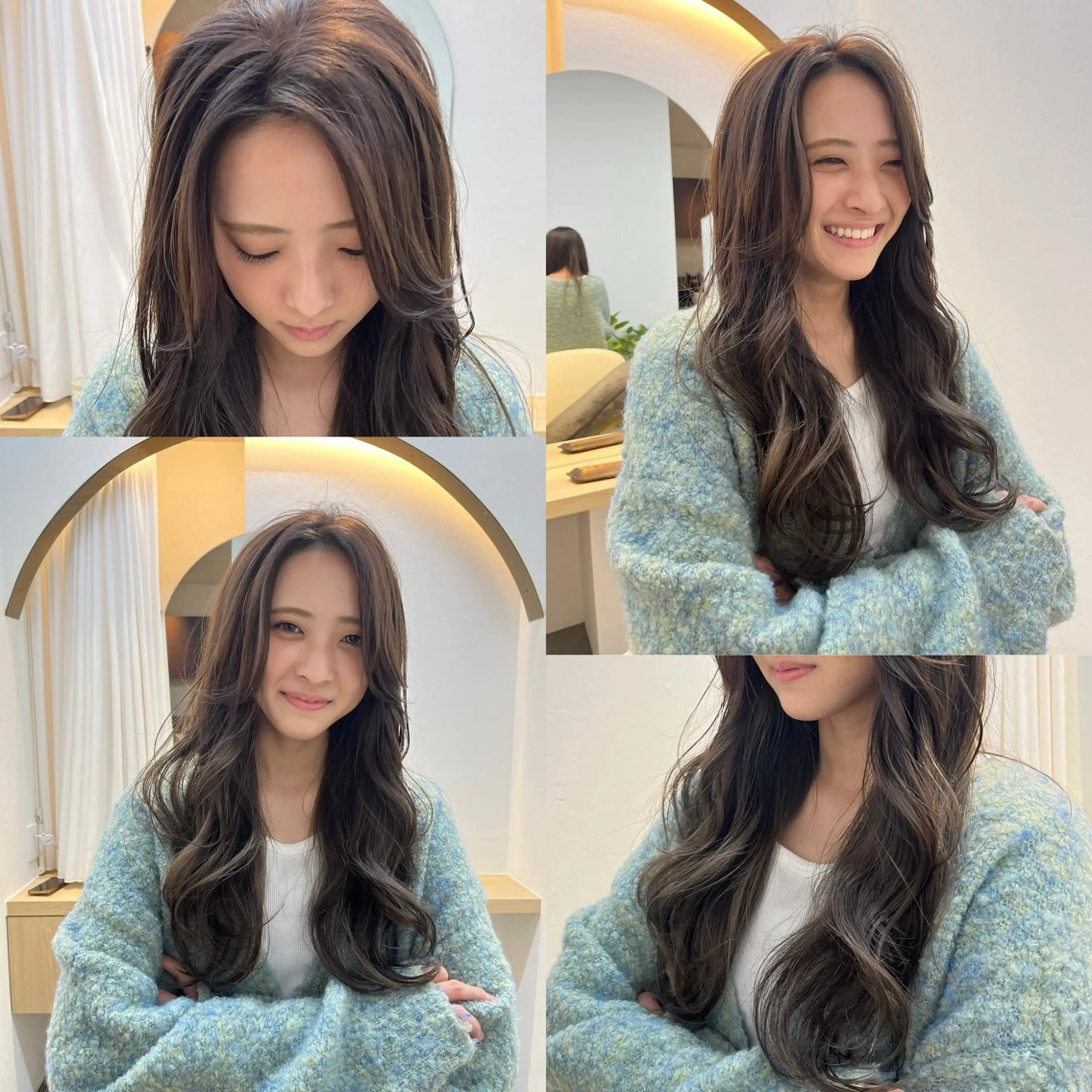 ロング カラー 柔らかい艶暖色 レイヤー🫧姫汝のヘアスタイル