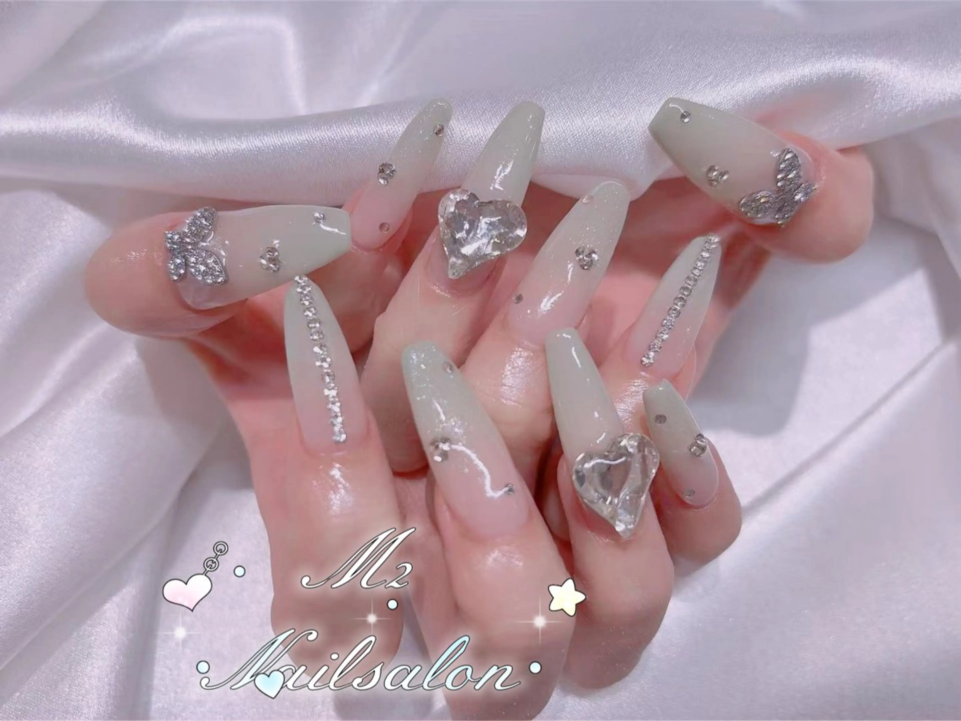 ネイル ハンドネイル 長さだし専門店 M2　rikaのネイルデザイン