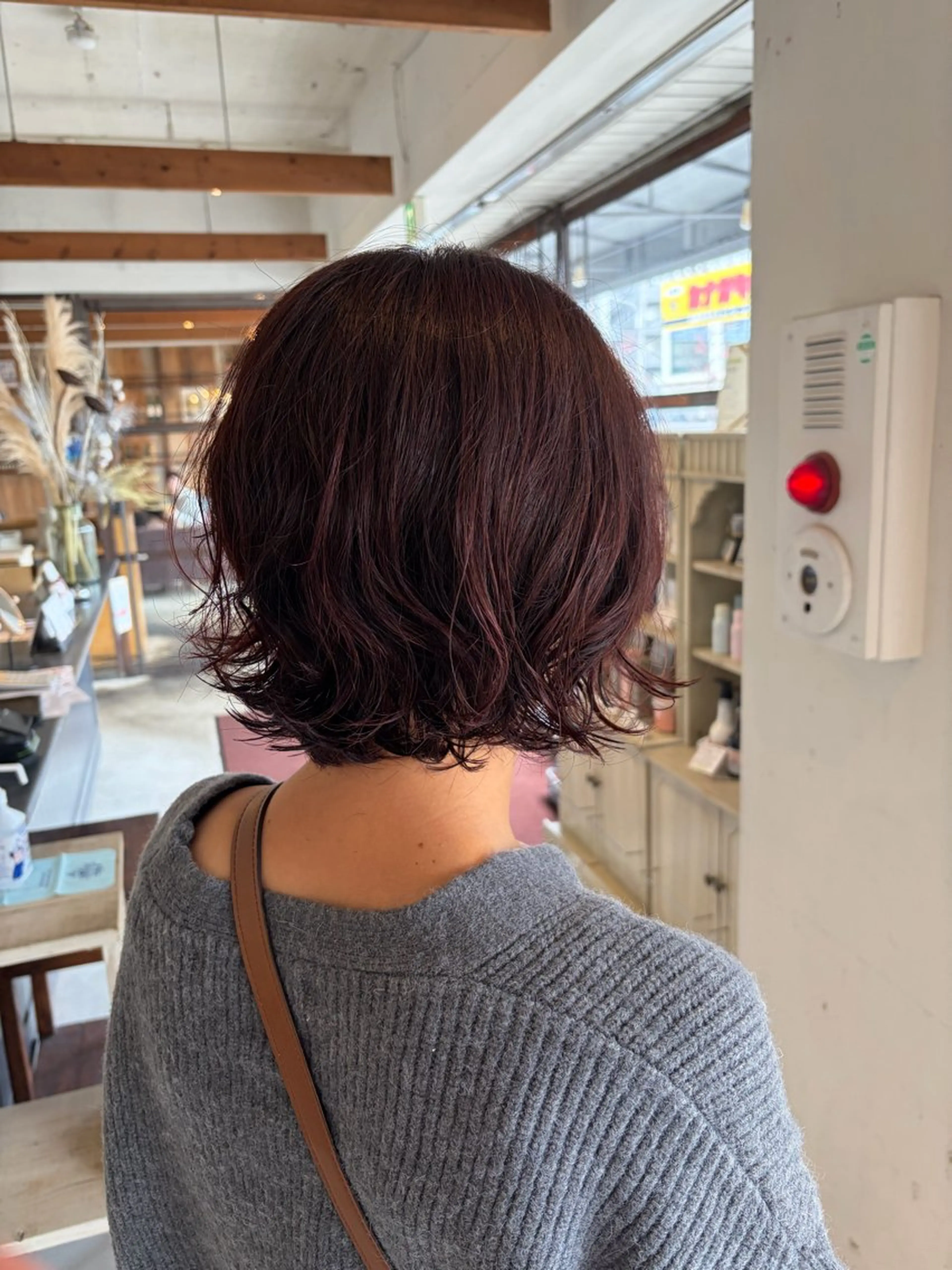 カラー パーマ 門手 菜々子のヘアスタイル