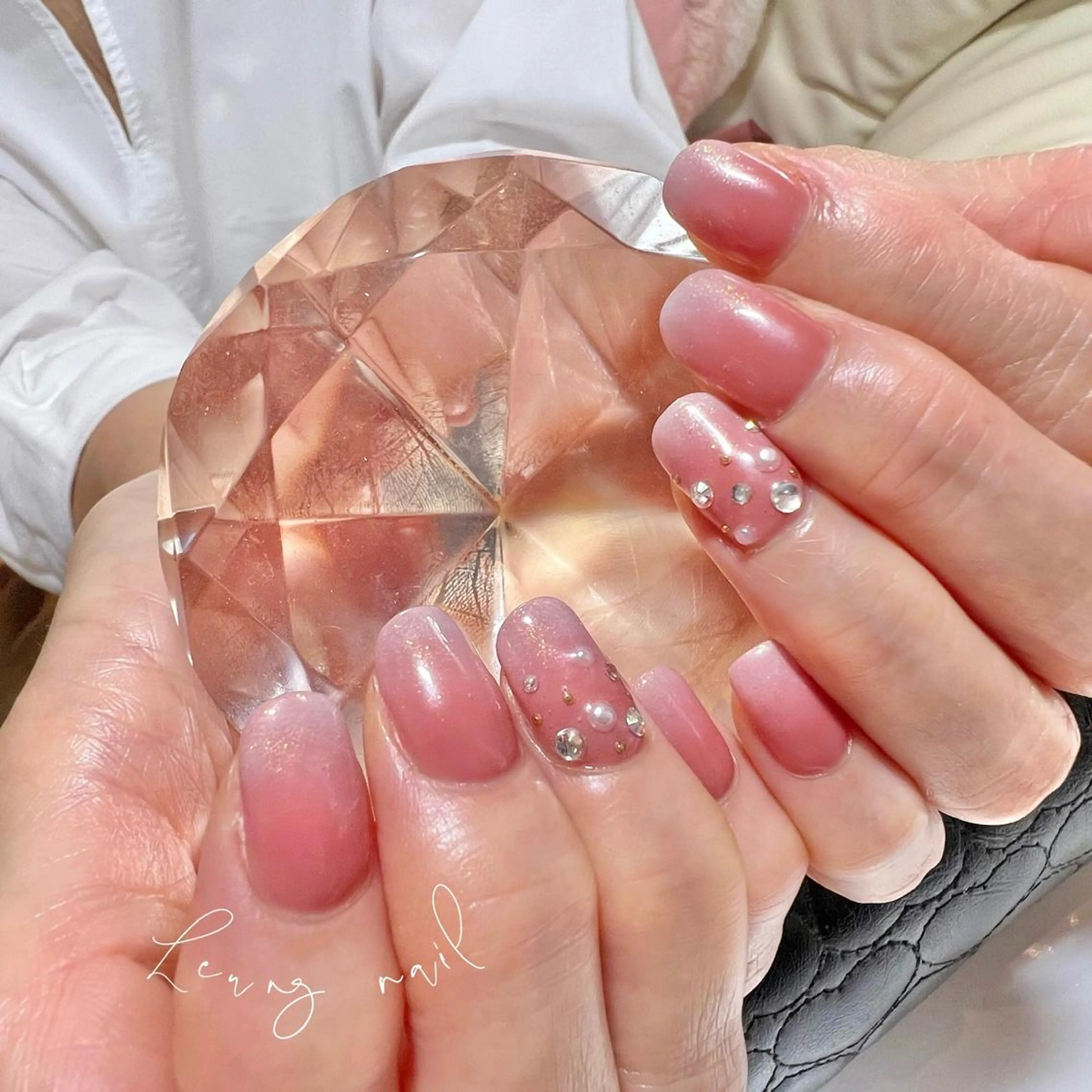 ネイル グラデーション ハンドネイル ネイルサロン Leung nailのネイルデザイン