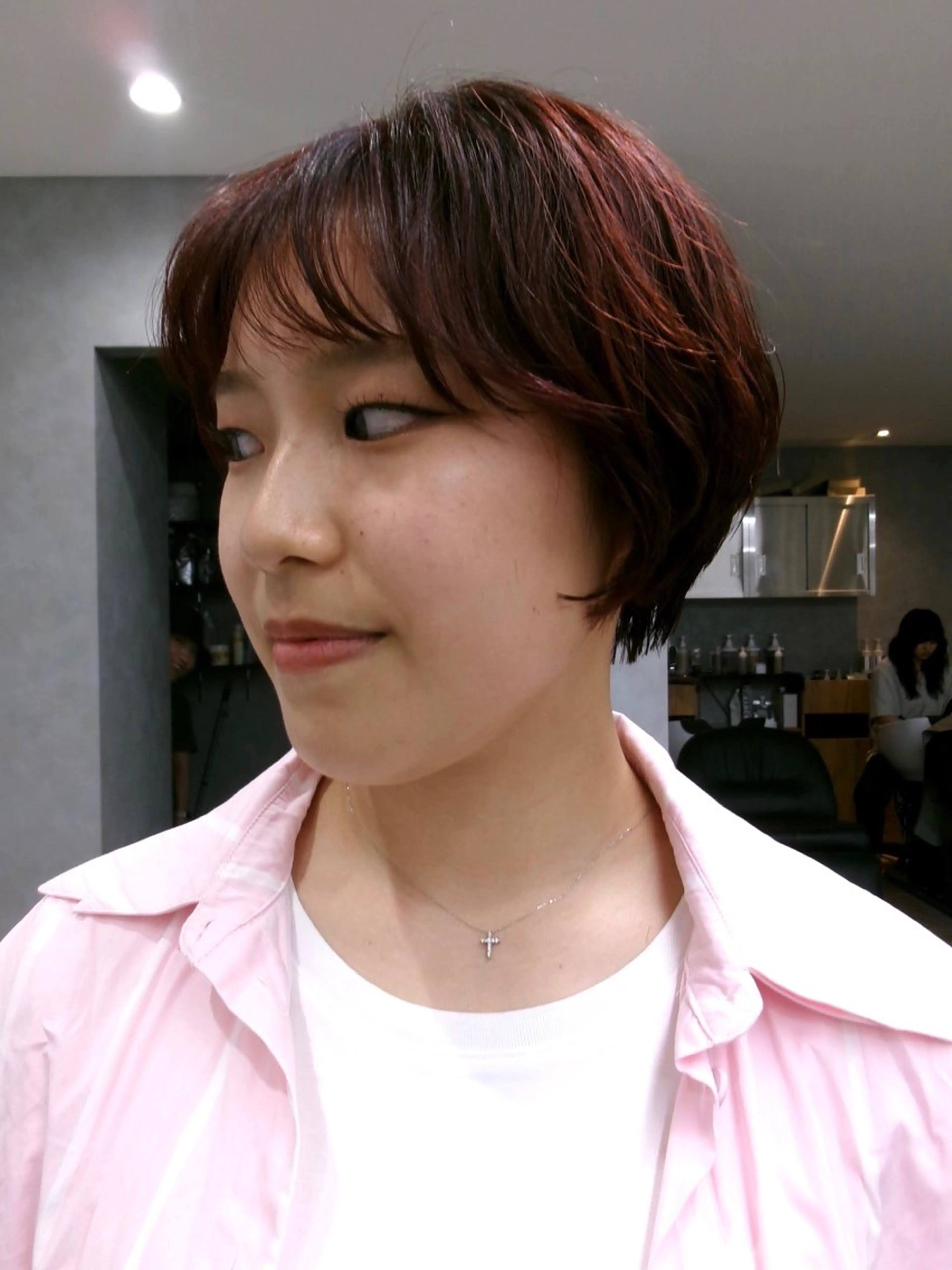 ショート aika/パーマ/ ショート/伏見のヘアスタイル