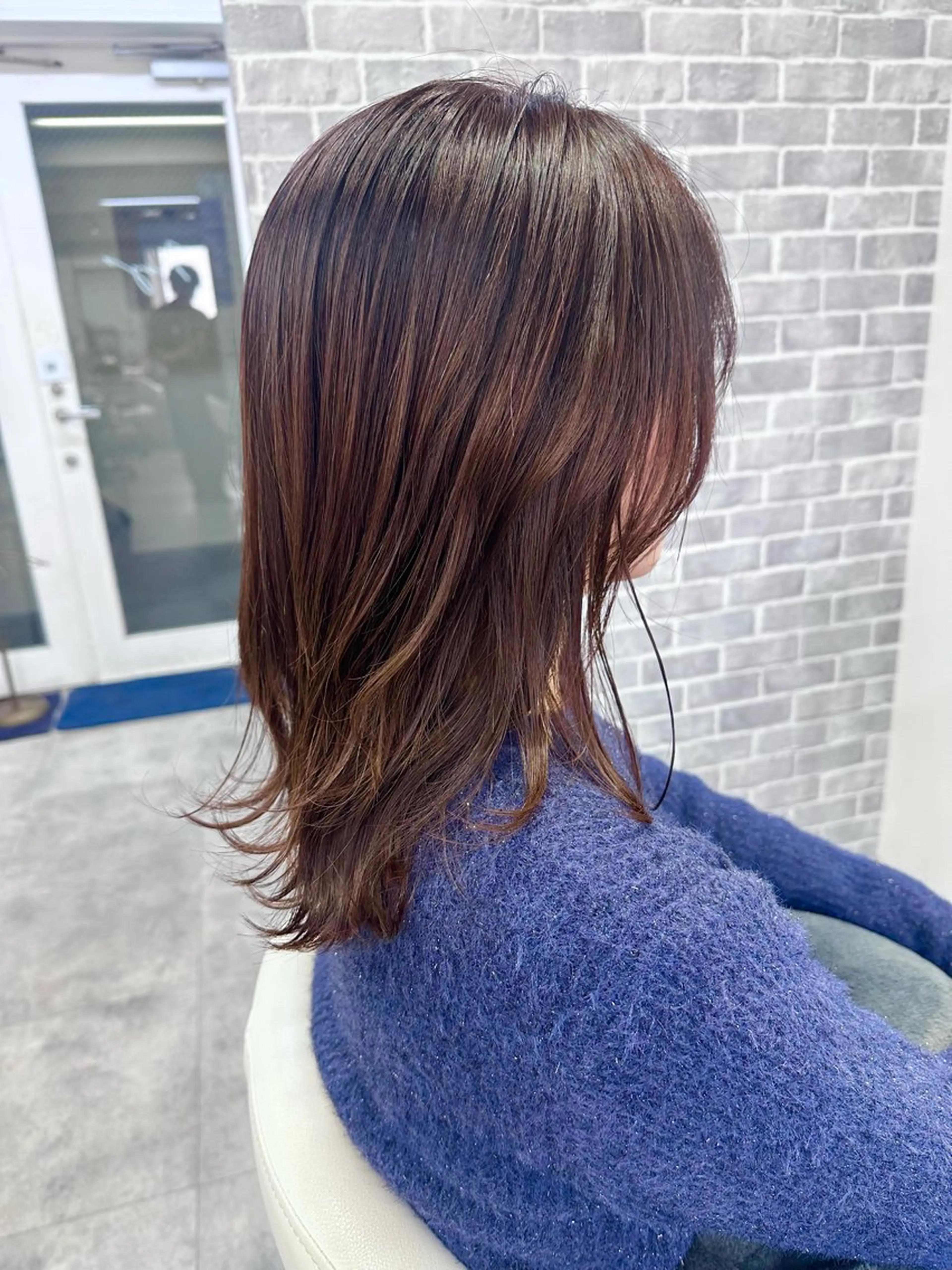 ミディアム カット ヘアカラー トリートメント Noyヨシモト ヒロトのヘアスタイル