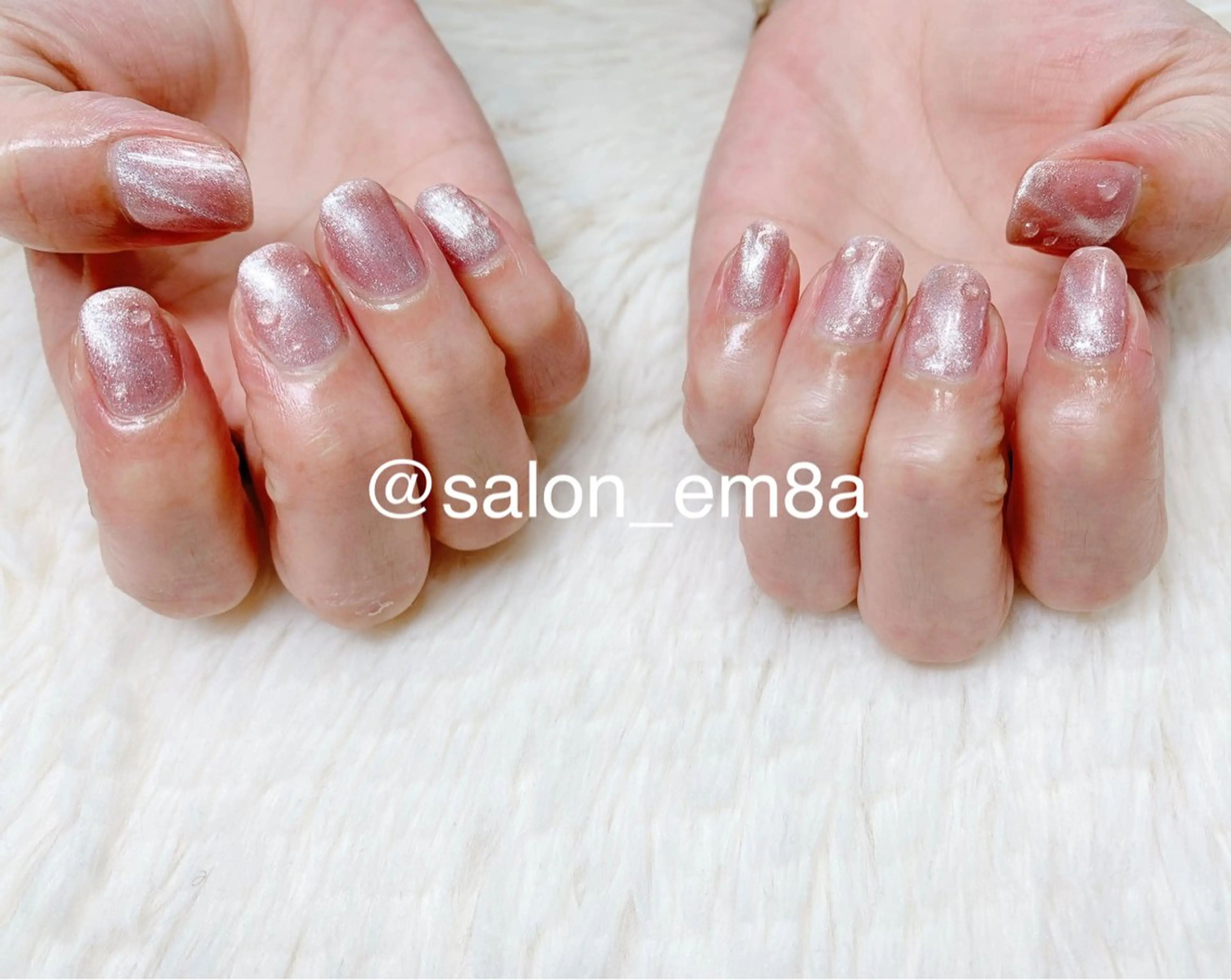 ネイル ジェルネイル マグネットネイル salon EM&A emiのネイルデザイン