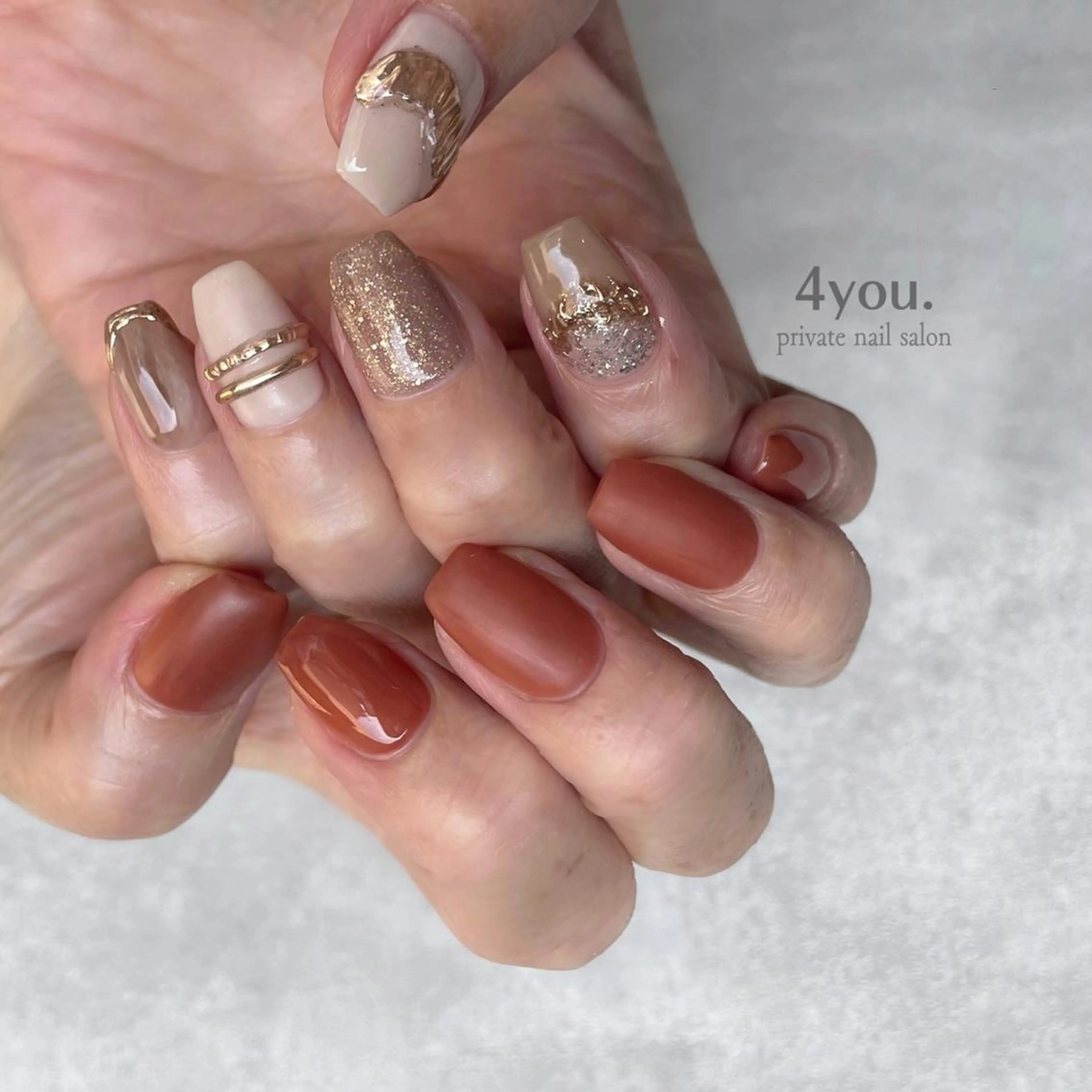 ネイル nail salon ４ｙｏｕ．のネイルデザイン