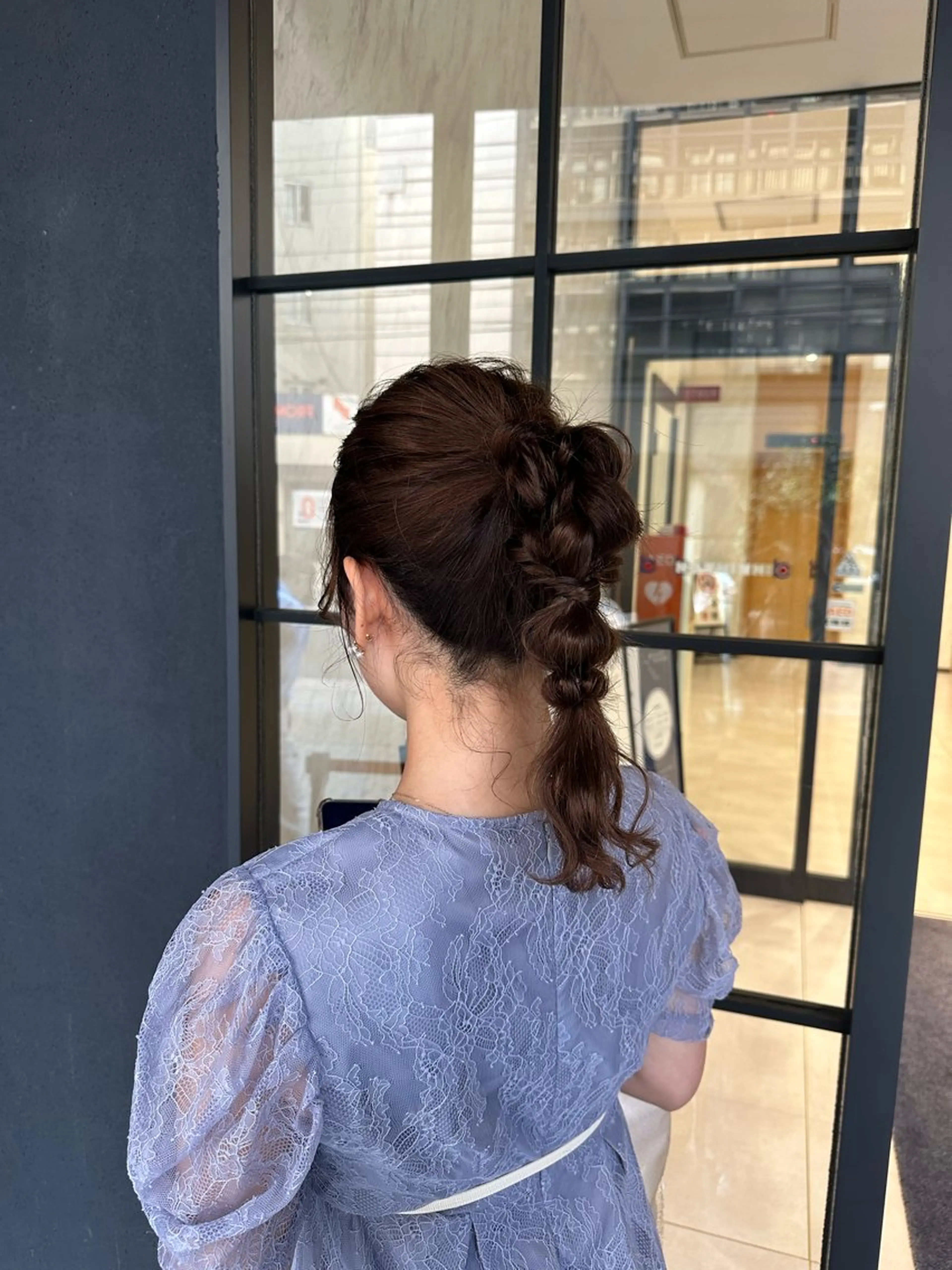 ヘアアレンジ 透明感カラー/京橋/ reikoのヘアスタイル