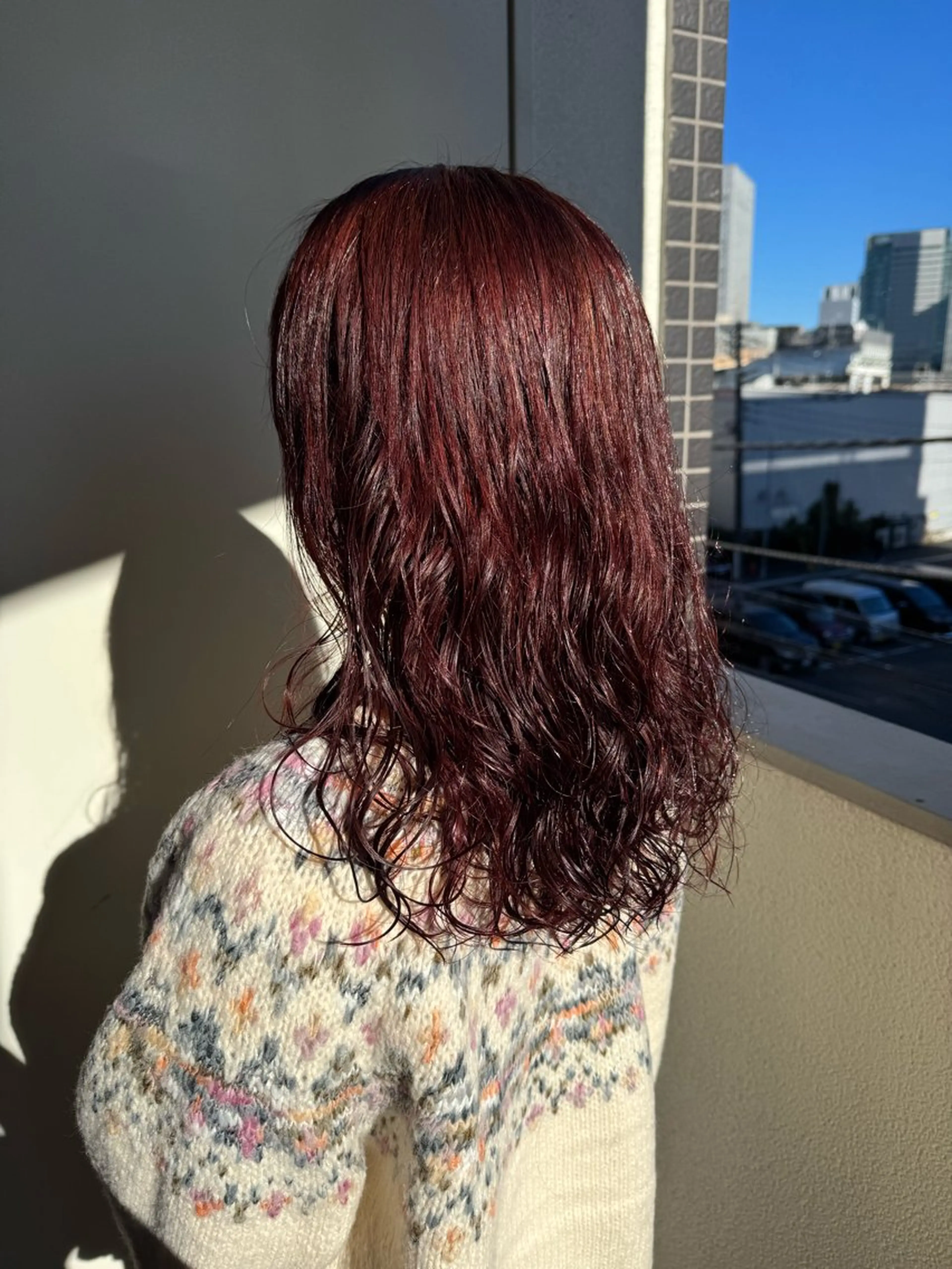 ロング カラー パーマ カット ヘアカラー パーマ トリートメント 縮毛矯正/エクステ /艶カラー/ヘアメのヘアスタイル