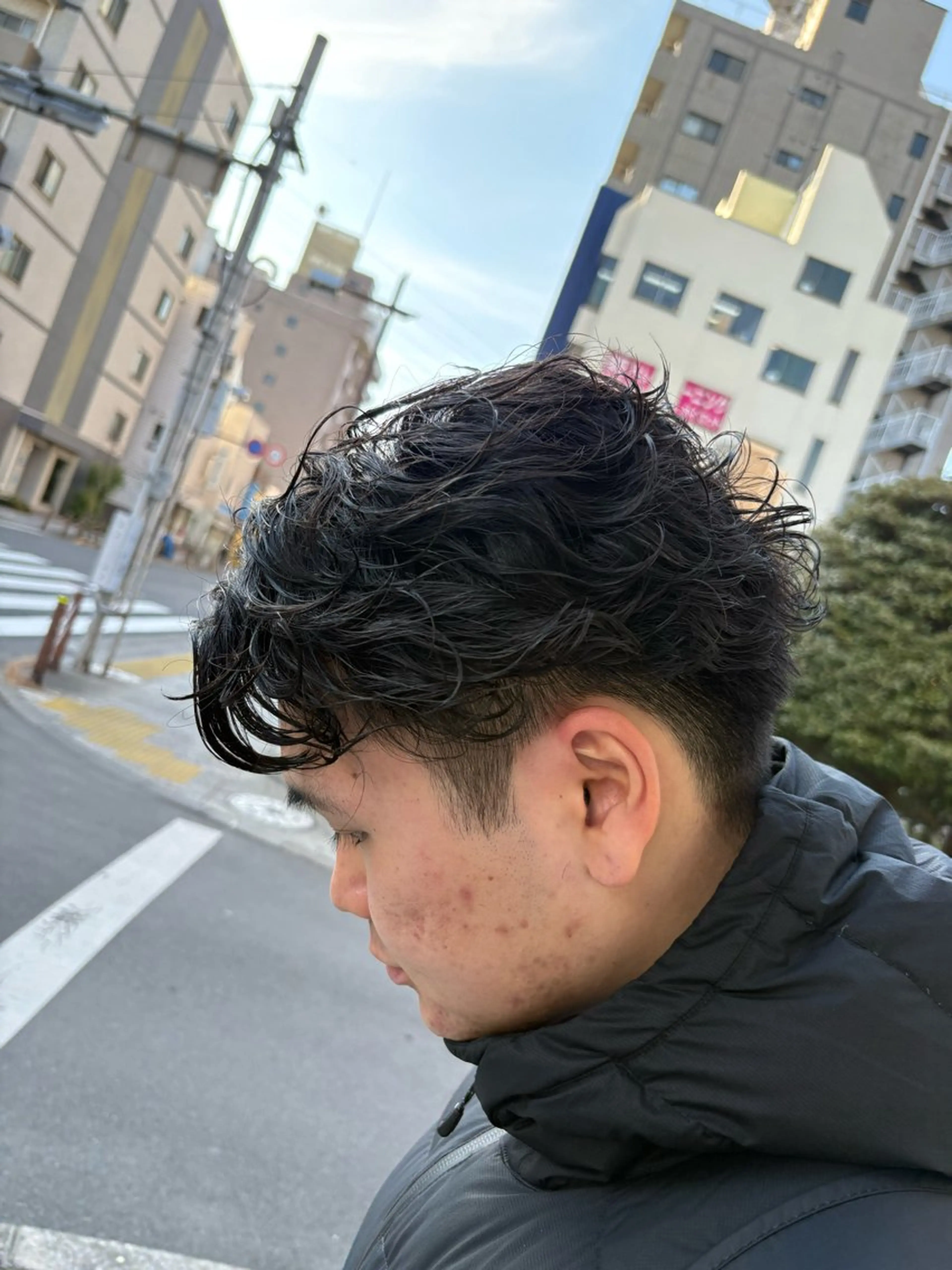 パーマ メンズ カット パーマ 髙田 公平のヘアスタイル