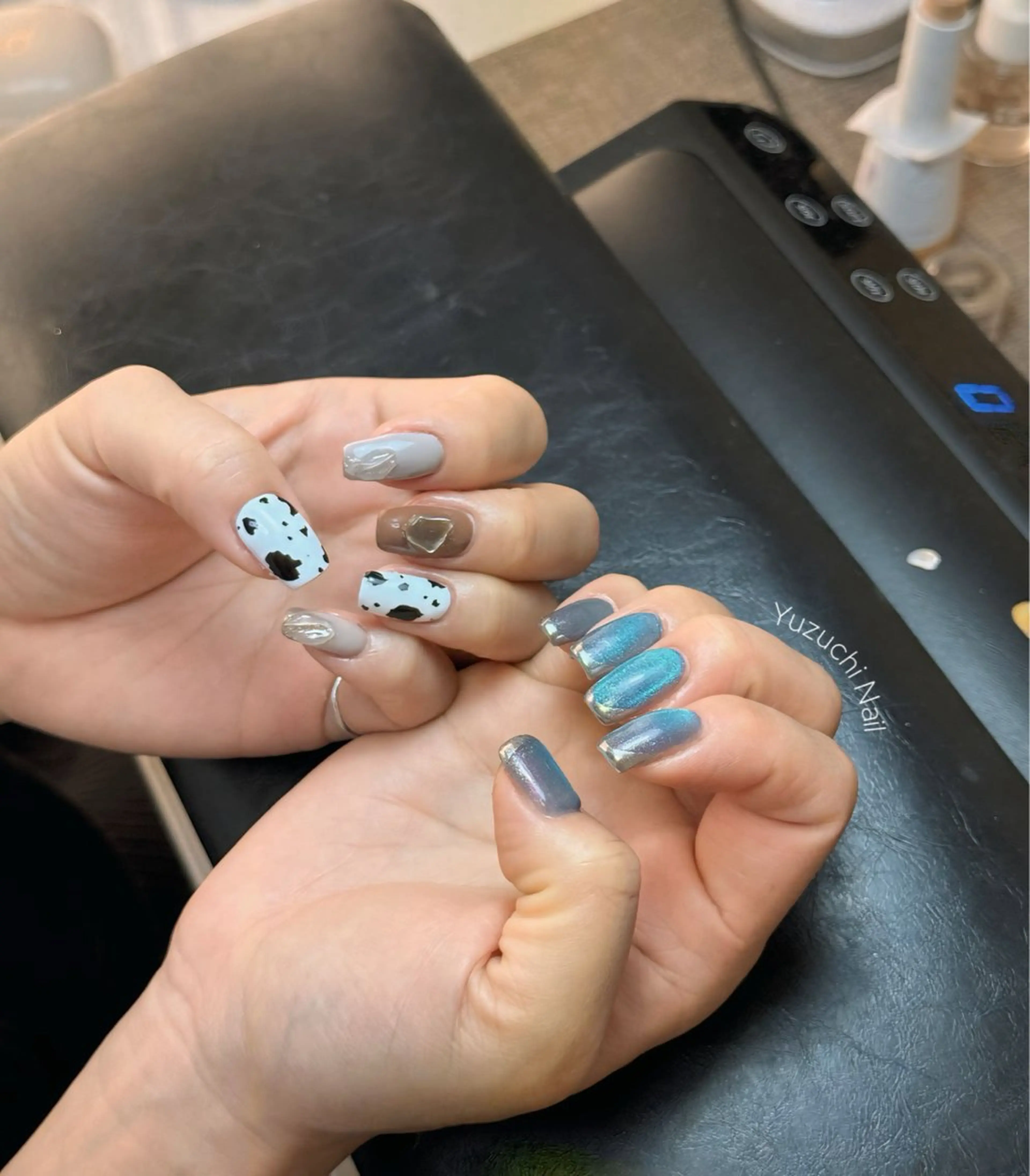 ネイル フットネイル 夏ネイル ワンホンネイル ハンドネイル ハンドケア Yuzuchi Nailのネイルデザイン