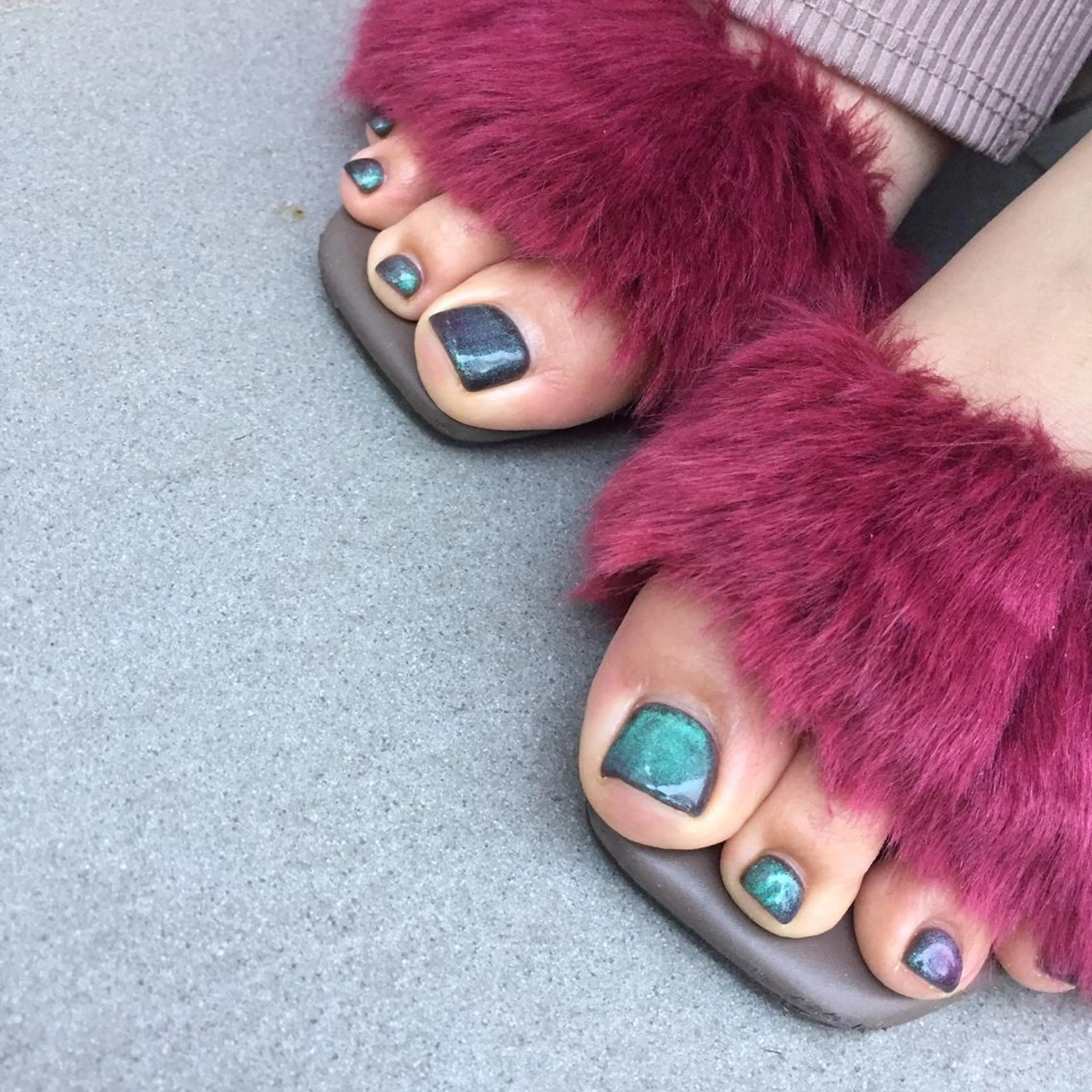 ネイル フットネイル ジェルネイル マグネットネイル フットネイル Soeur ネイリストのネイルデザイン