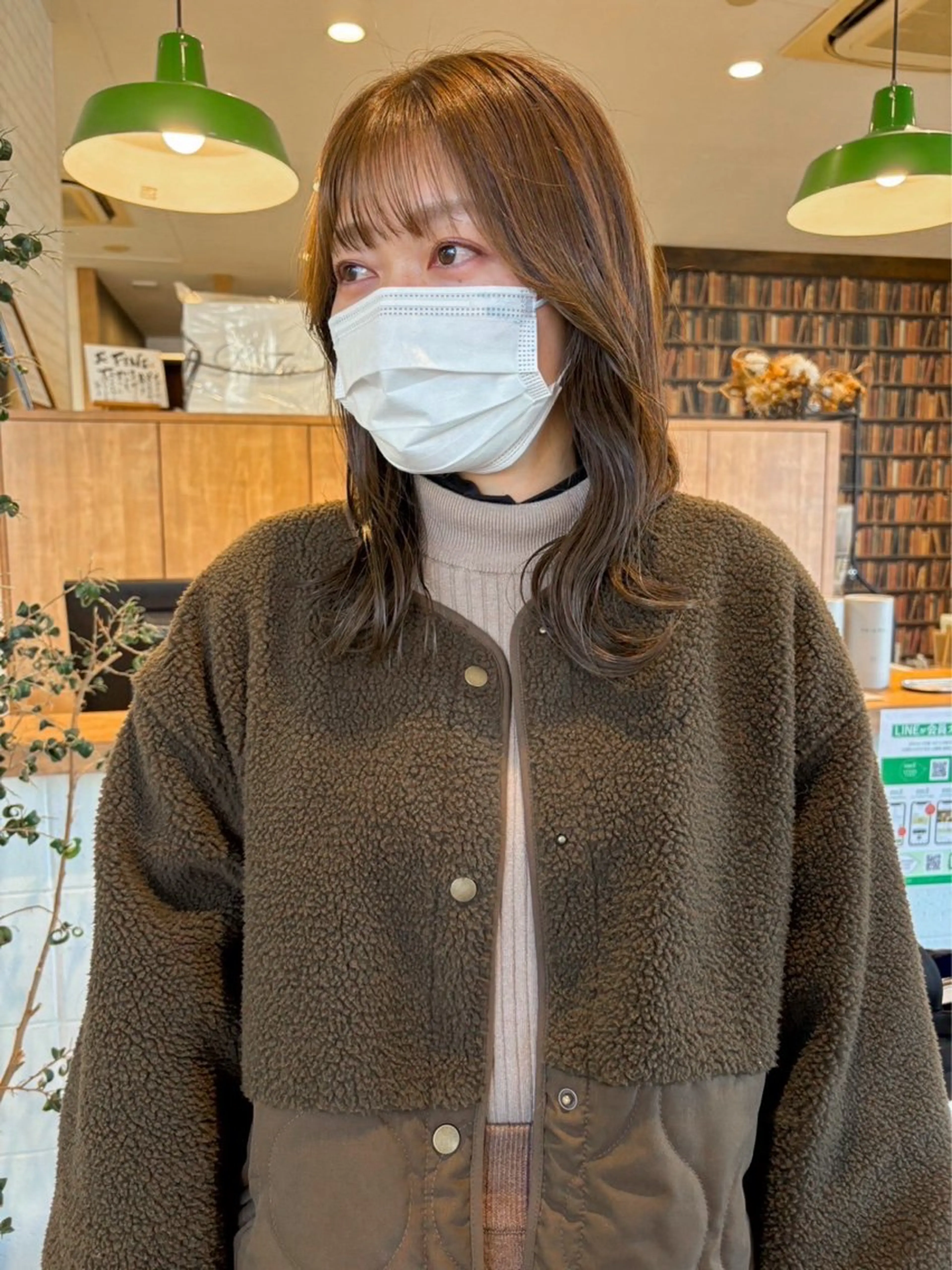 セミロング カラー ヘアアレンジ ❣️倉敷❣️美髪 カラー能登一成のヘアスタイル