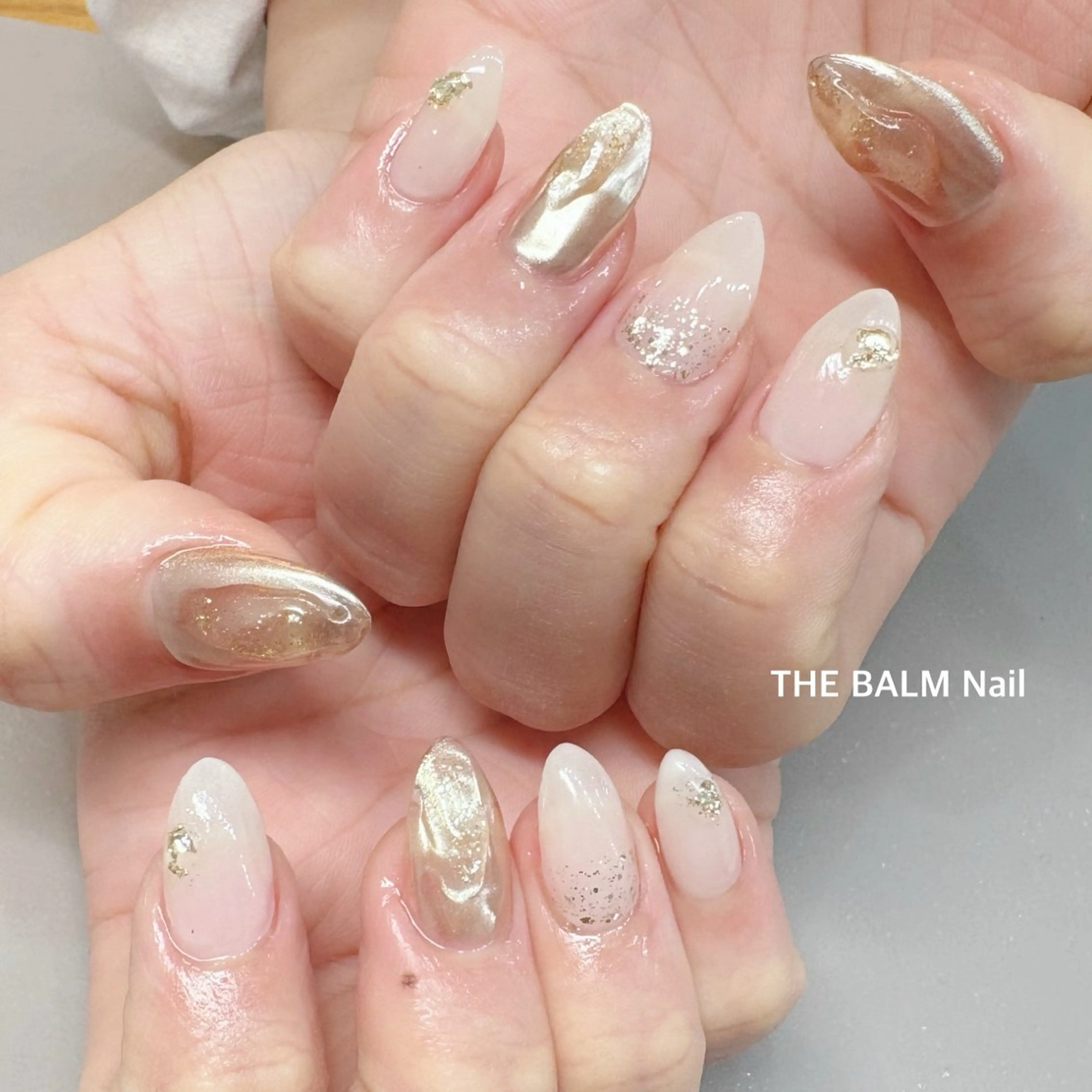 ネイル ハンドネイル 艶/マグネット/網紅 /韓国/岩下りほのネイルデザイン