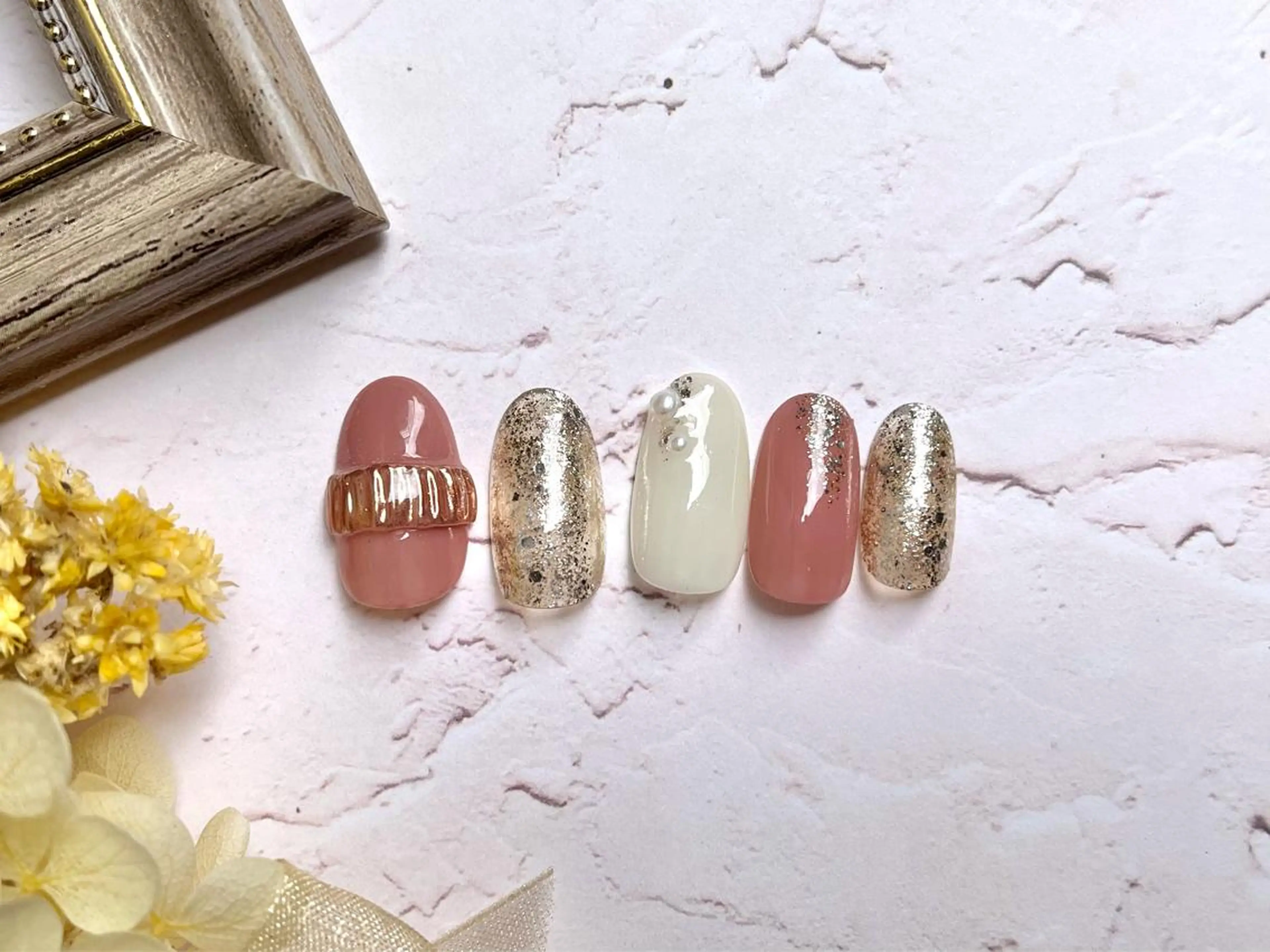 ネイル ハンドネイル プティリボン 武蔵小金井店のネイルデザイン