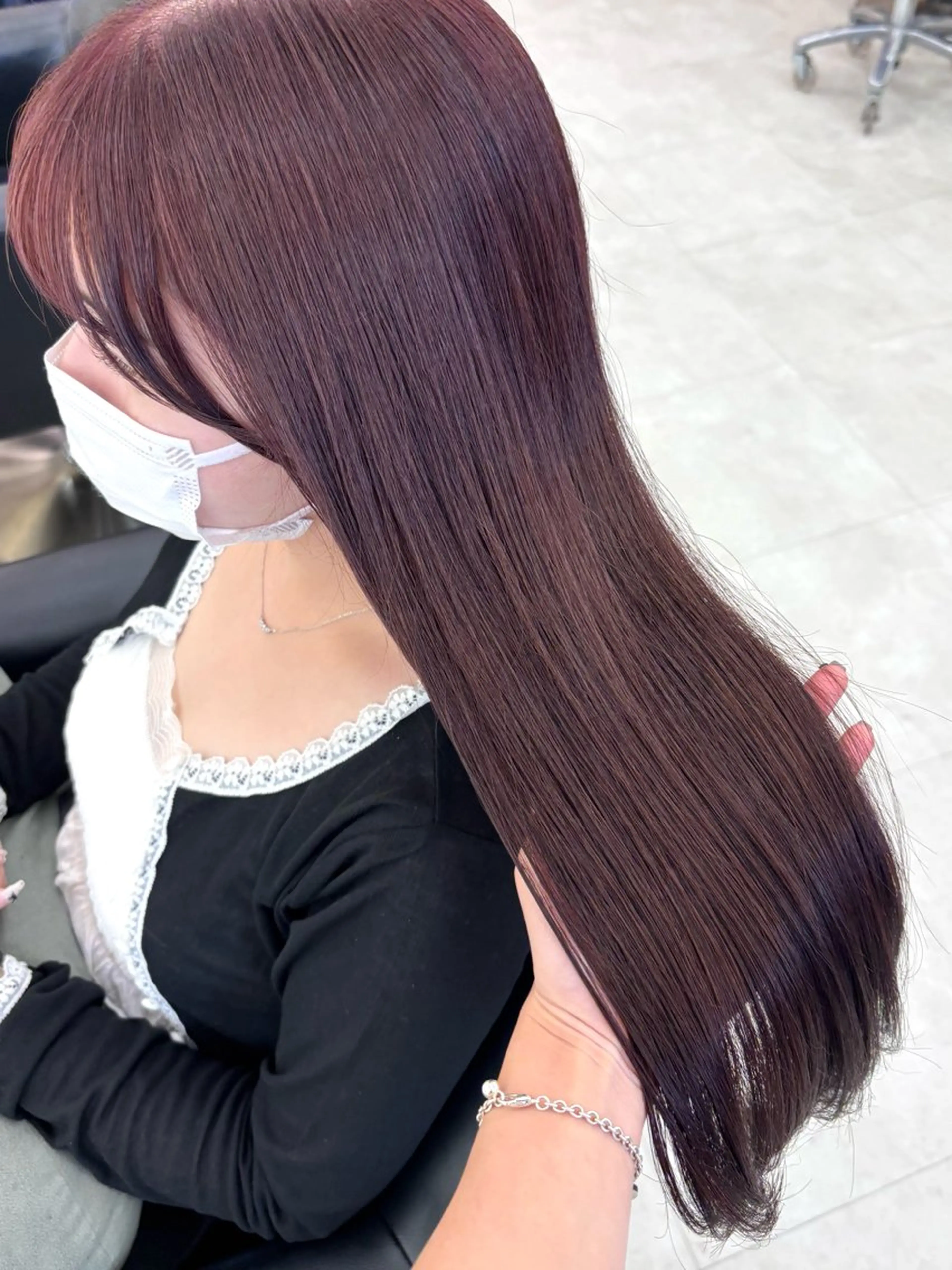 ロング カラー ヘアカラー ParveMix‎‎ ‎🤍加藤理沙のヘアスタイル