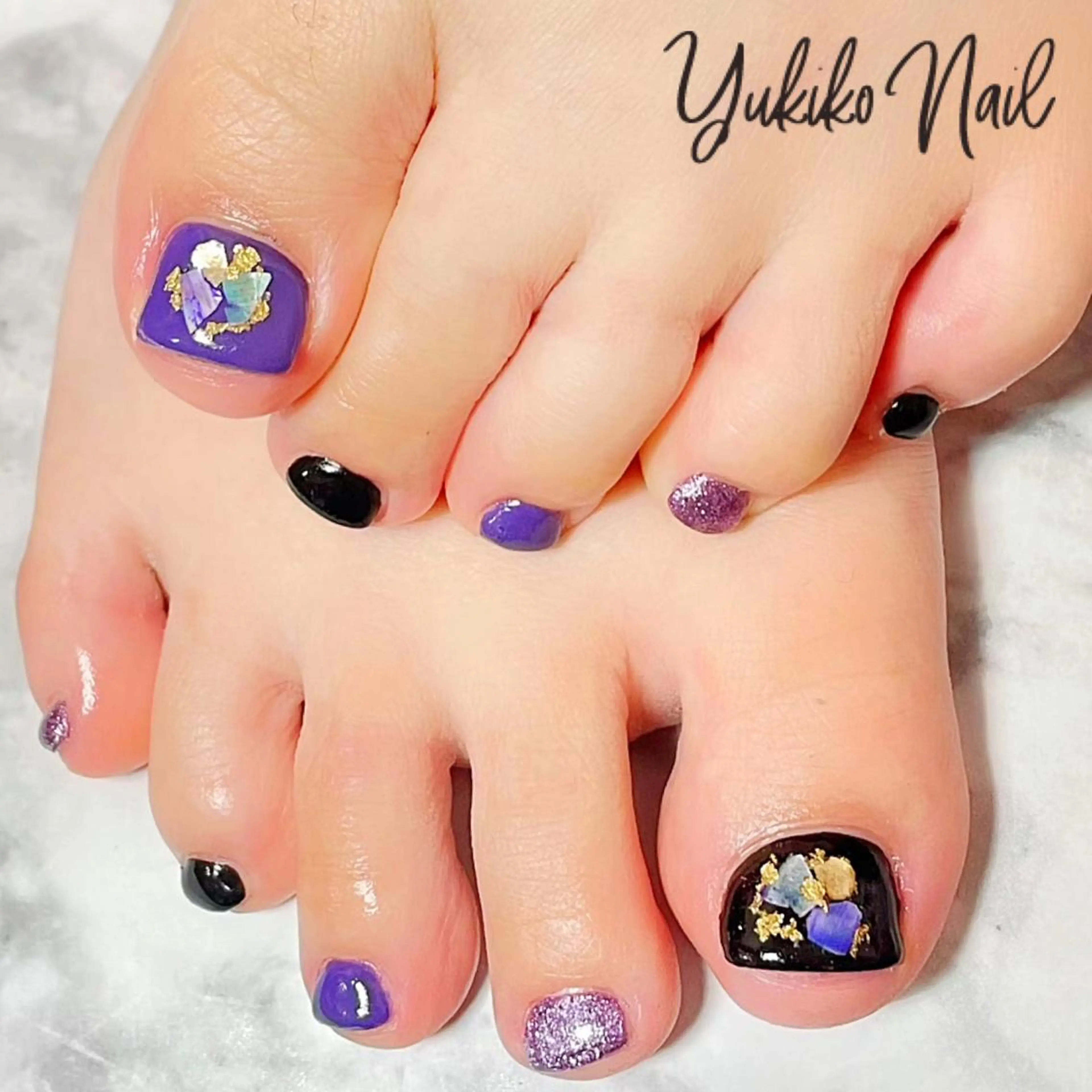 ネイル アートネイル フットネイル フットネイル ユキコ ネイルのネイルデザイン