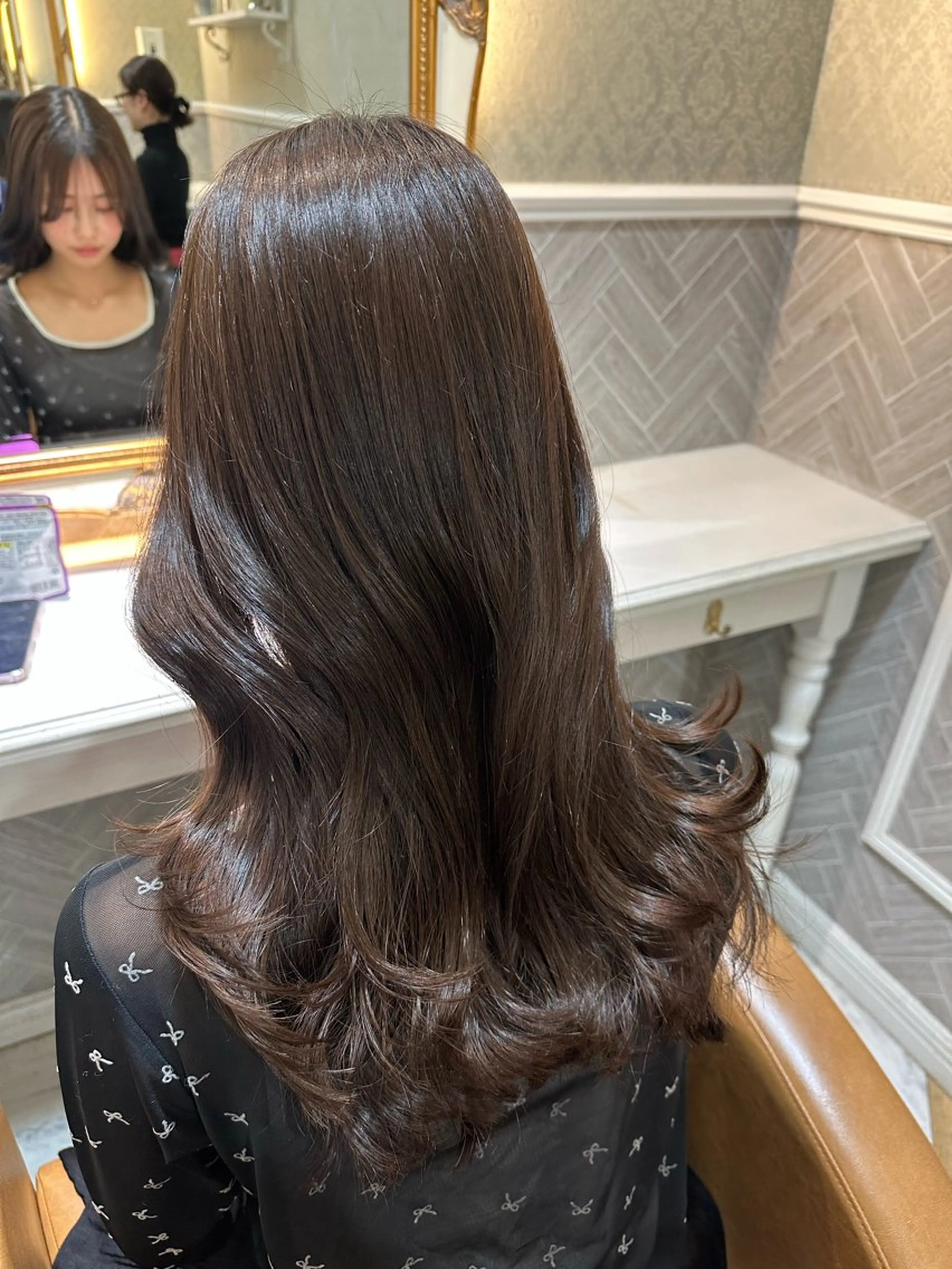 ロング レイヤー/顔周り /ボブ/銀座/サラのヘアスタイル