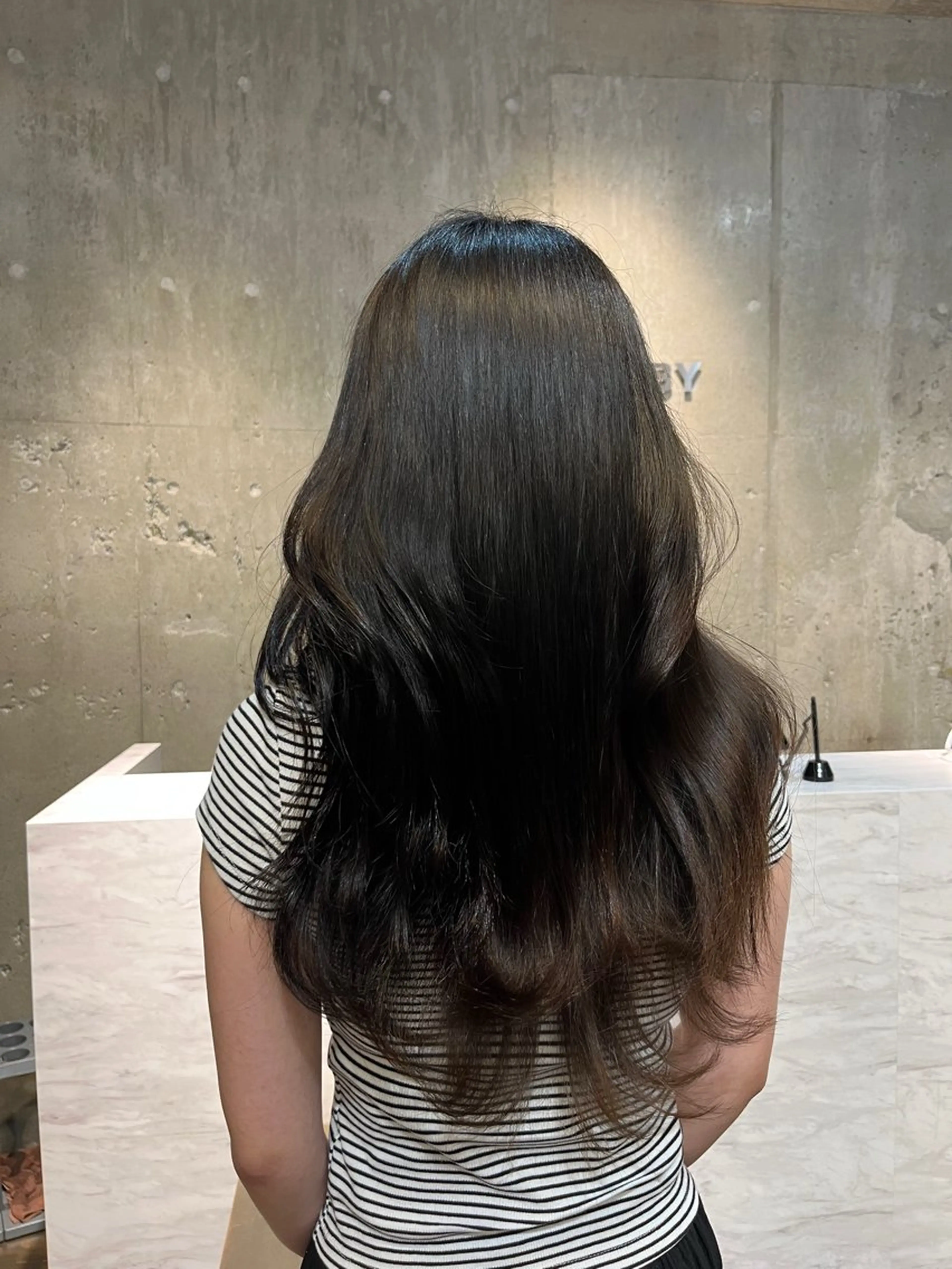 ロング 柴田蓮太朗 [トーンアップ]のヘアスタイル