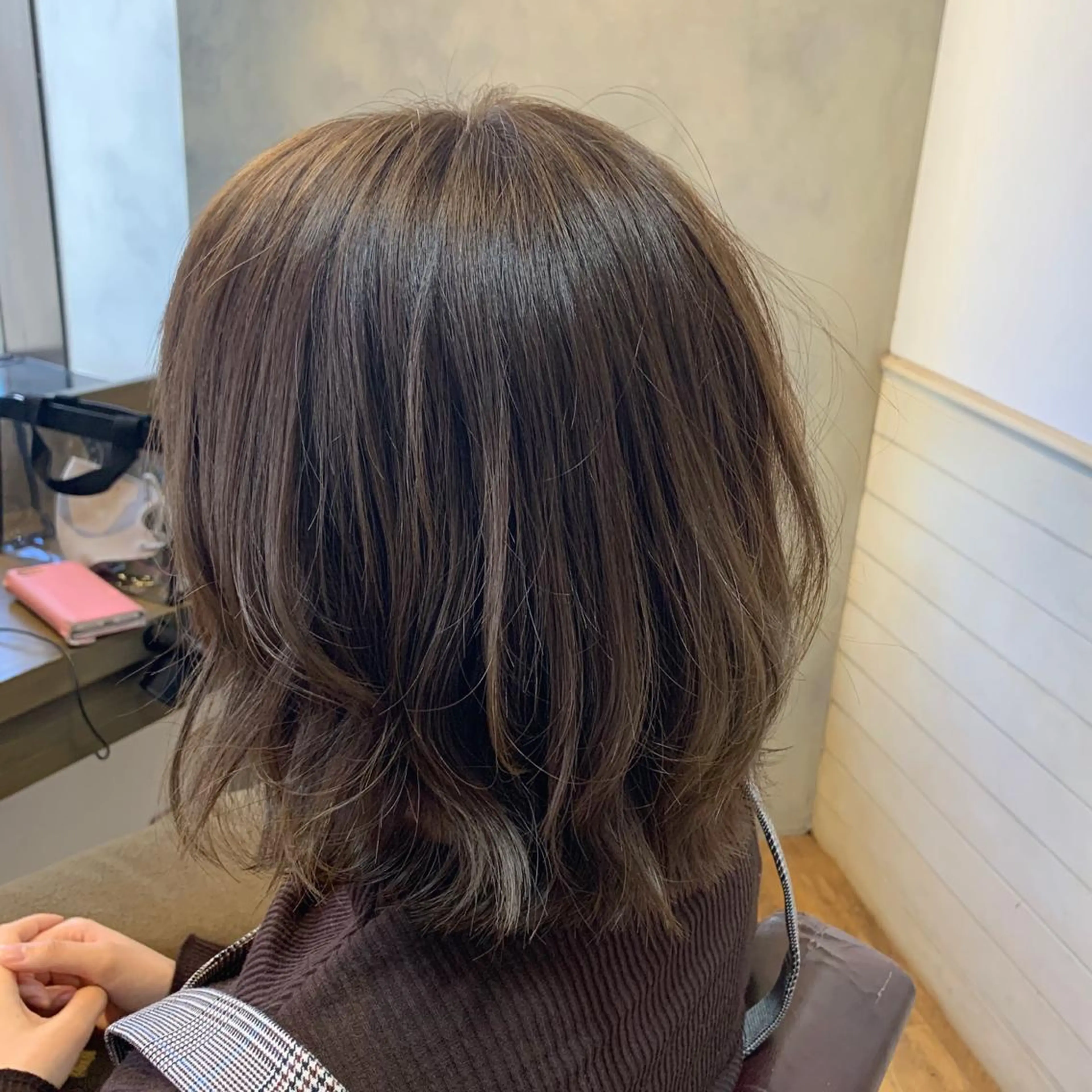 ミディアム カラー ✨️美髪矯正×似合わ せ艶カラー✨藤田透のヘアスタイル