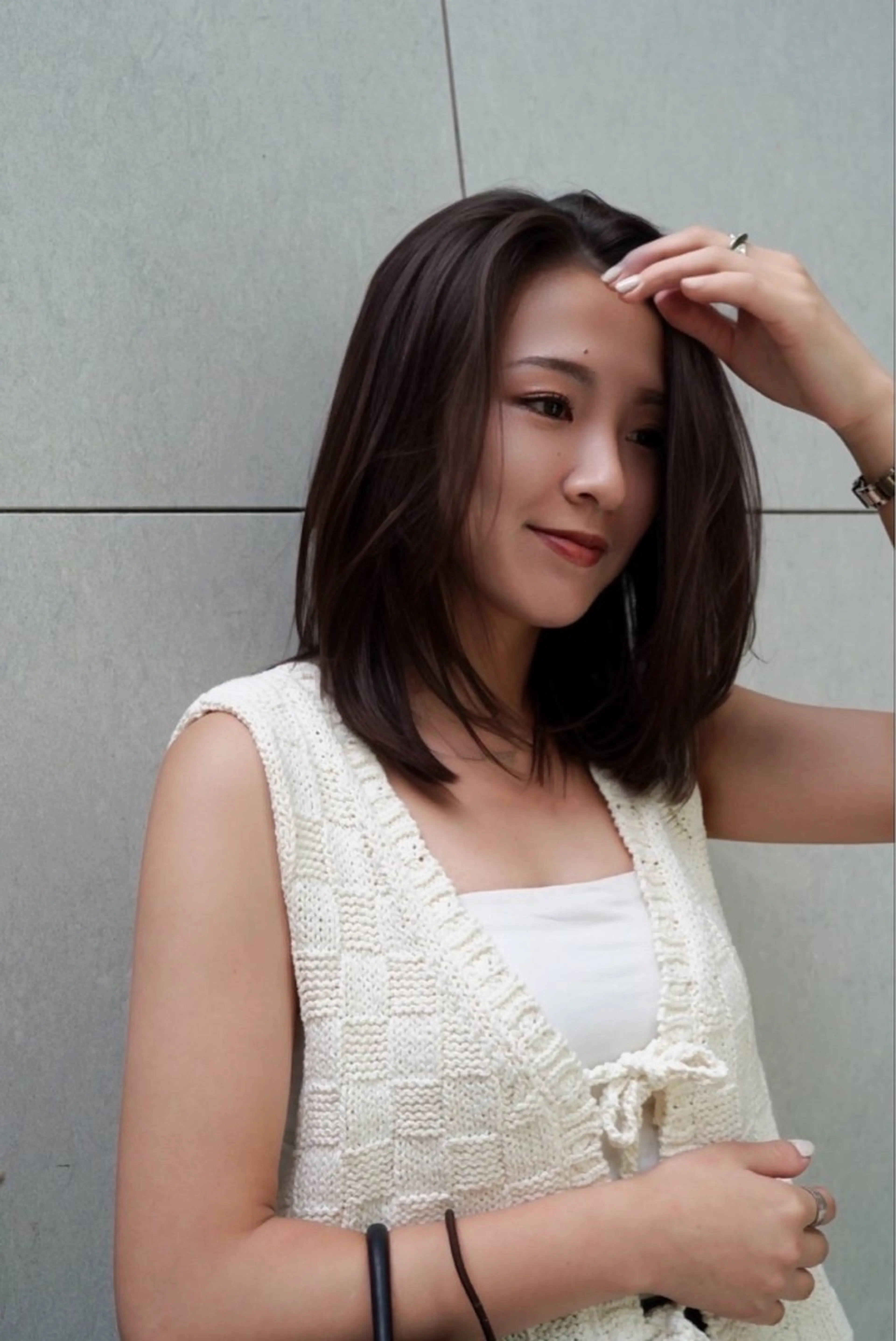 セミロング 表参道美容師 ぶんじのヘアスタイル