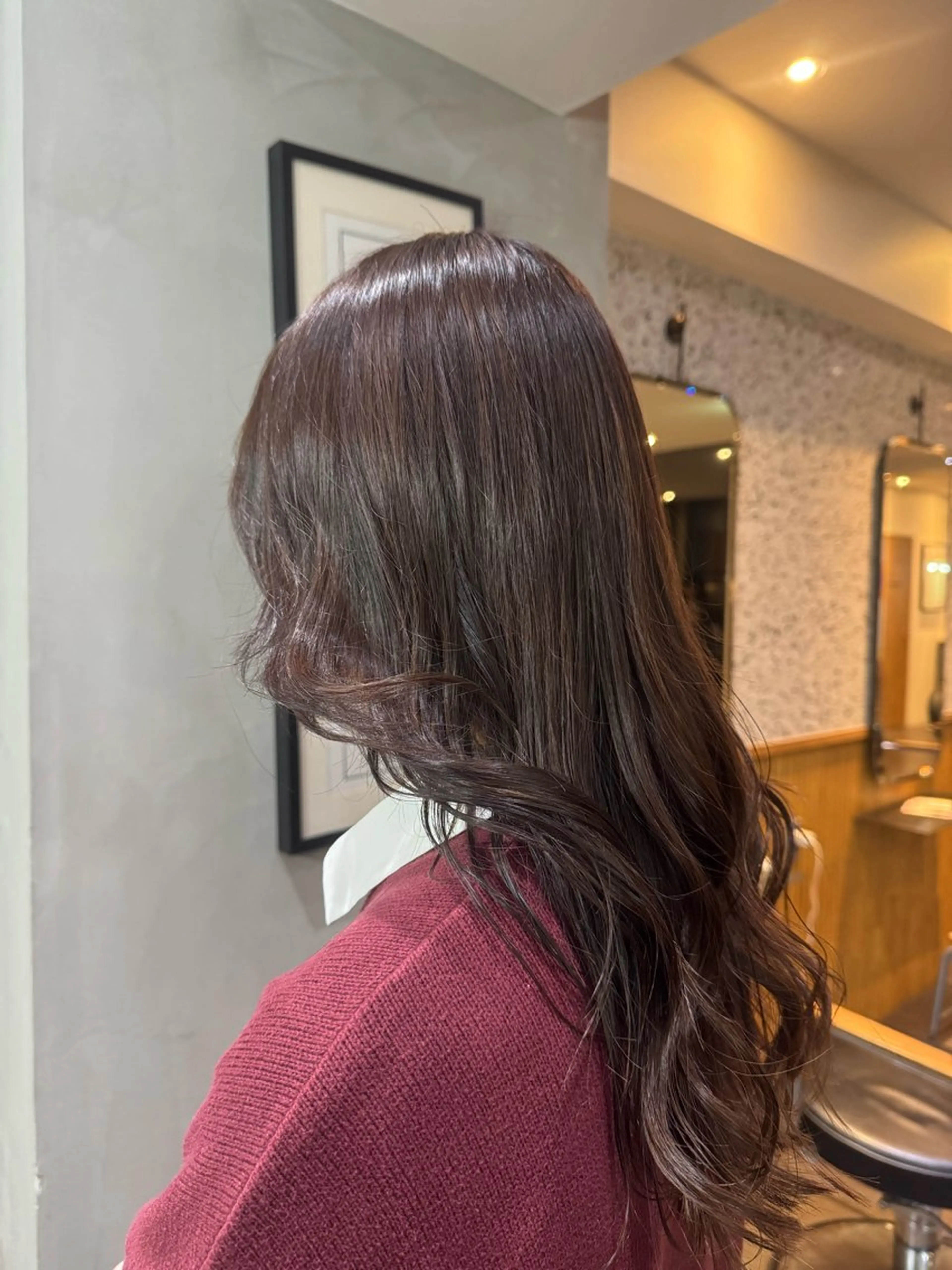 【落ち着いた印象に🎀】✂️カット＋ナチュラルbrownカラー+ベースTr🤎(ショート限定)の写真