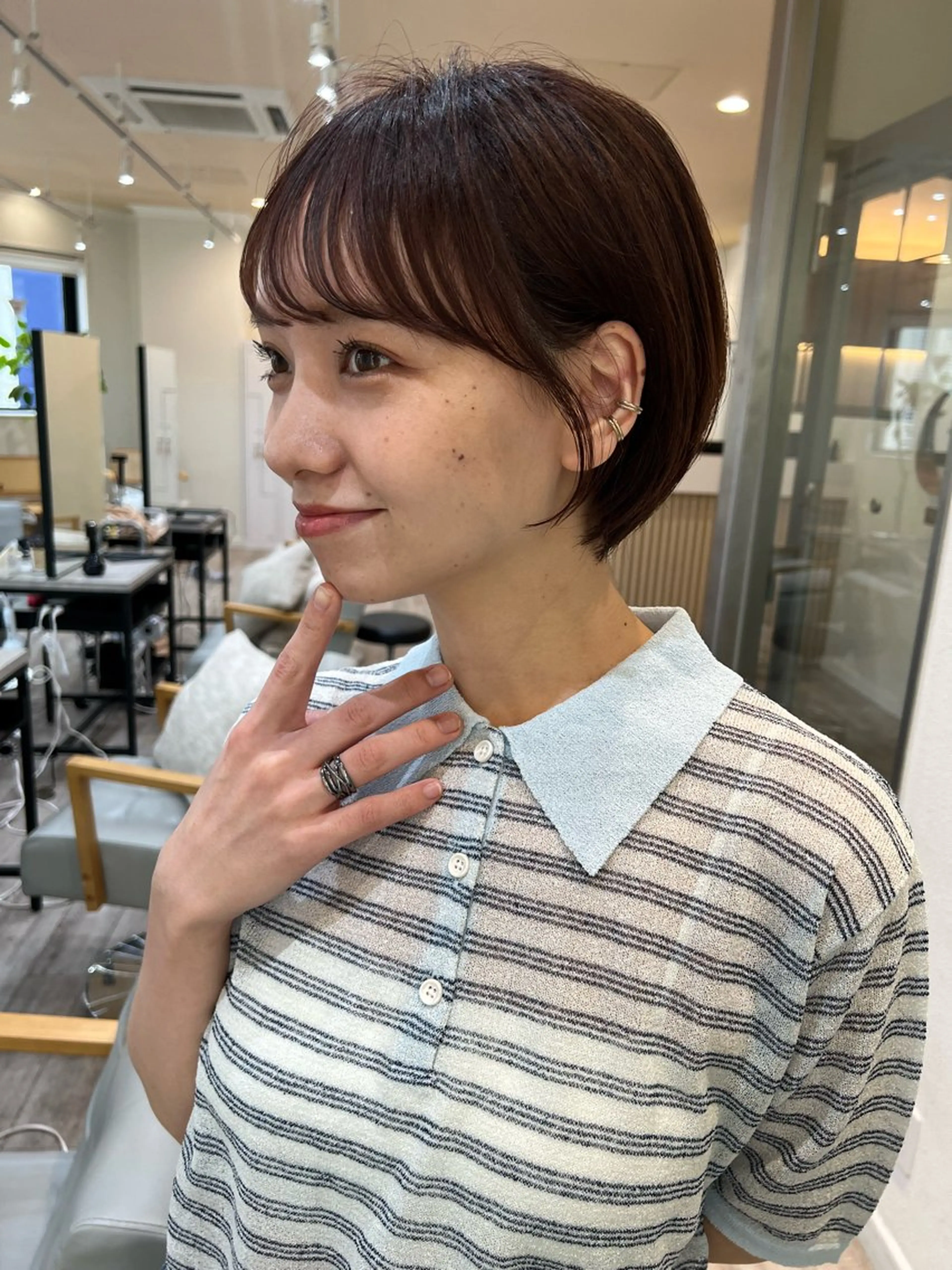 ショート 羽田 ひろむのヘアスタイル