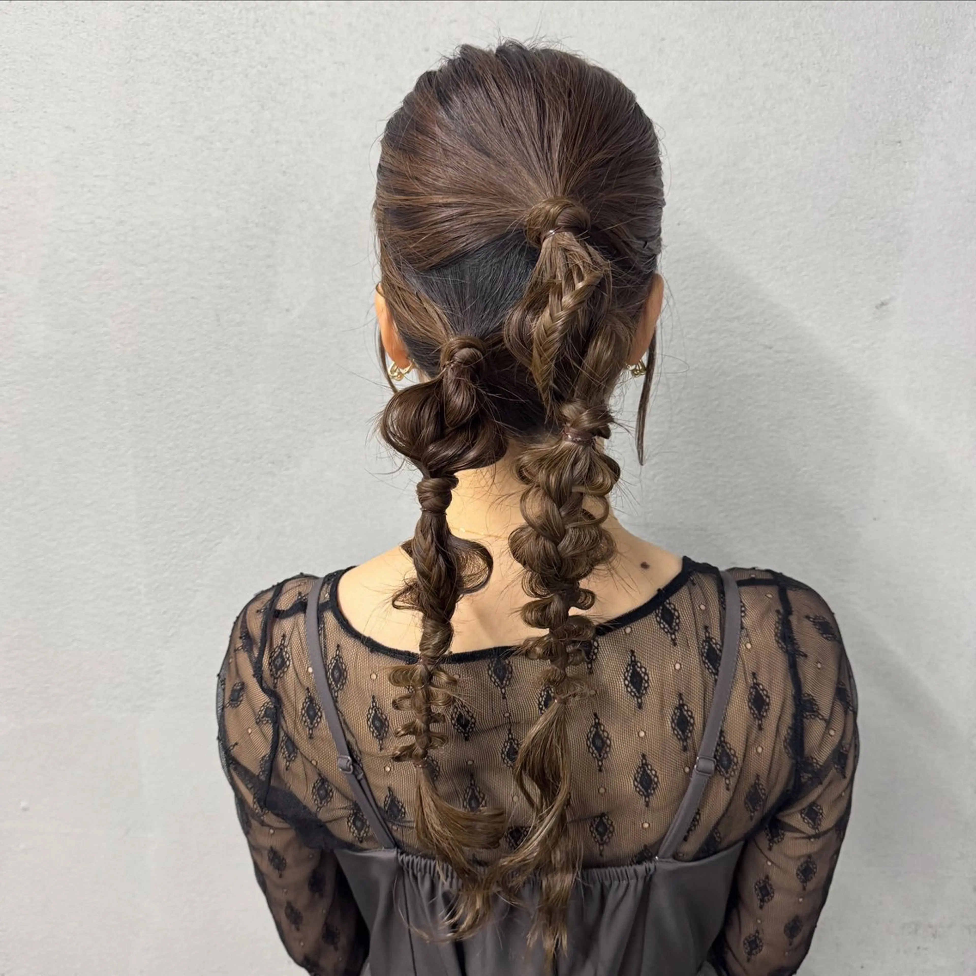 セミロング ヘアアレンジ #tag 佐藤璃美のヘアスタイル