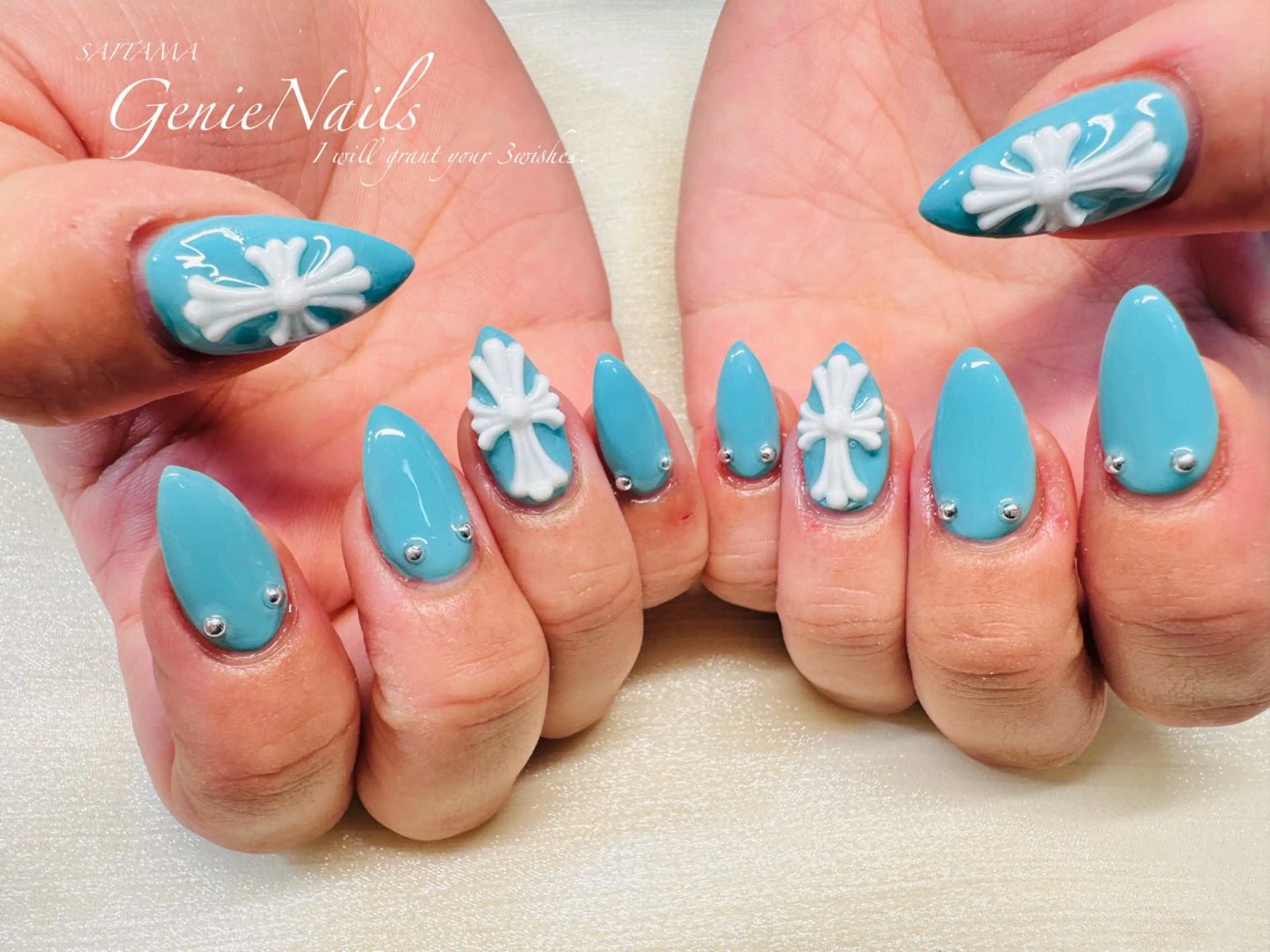 メンズ ネイル アートネイル メンズネイル 春ネイル Genie Nailsのネイルデザイン