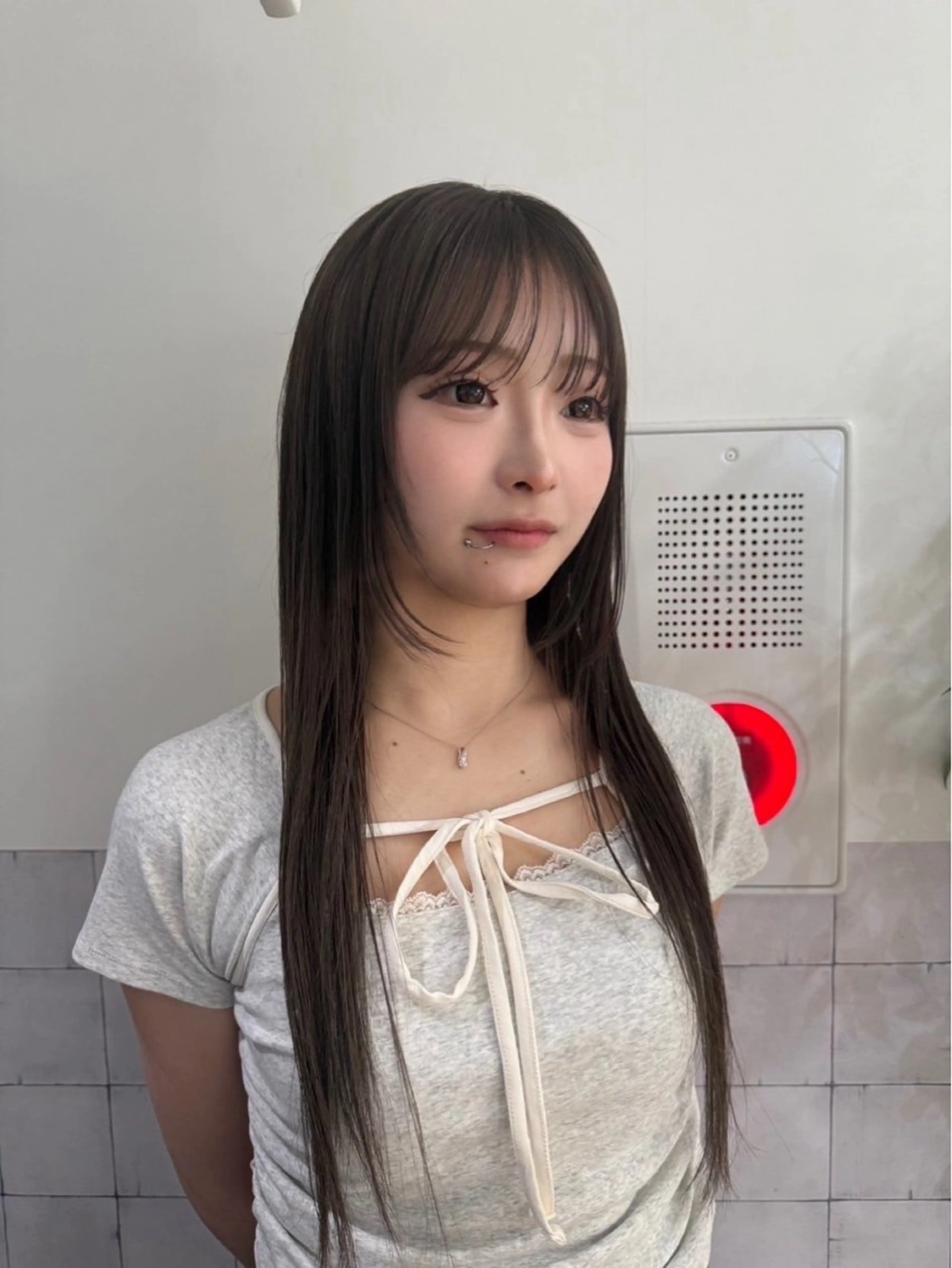 ロング ヘアカラー 似合わせスタイル☁️ 堀内志茉🍀のヘアスタイル