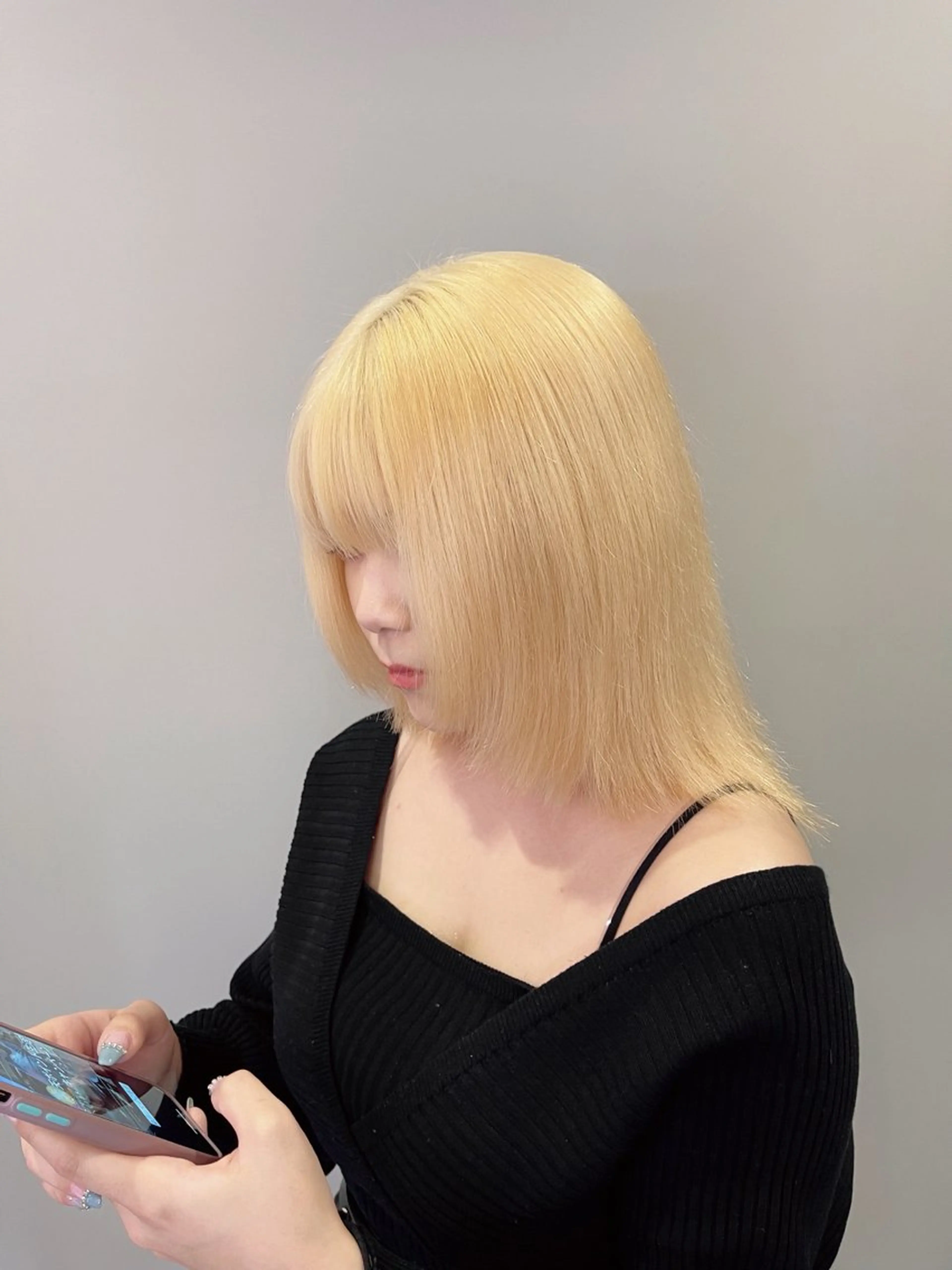 ミディアム カラー MIRIM栄所属・透明感カラー/艶髪/ エクステ/HIROのヘアスタイル