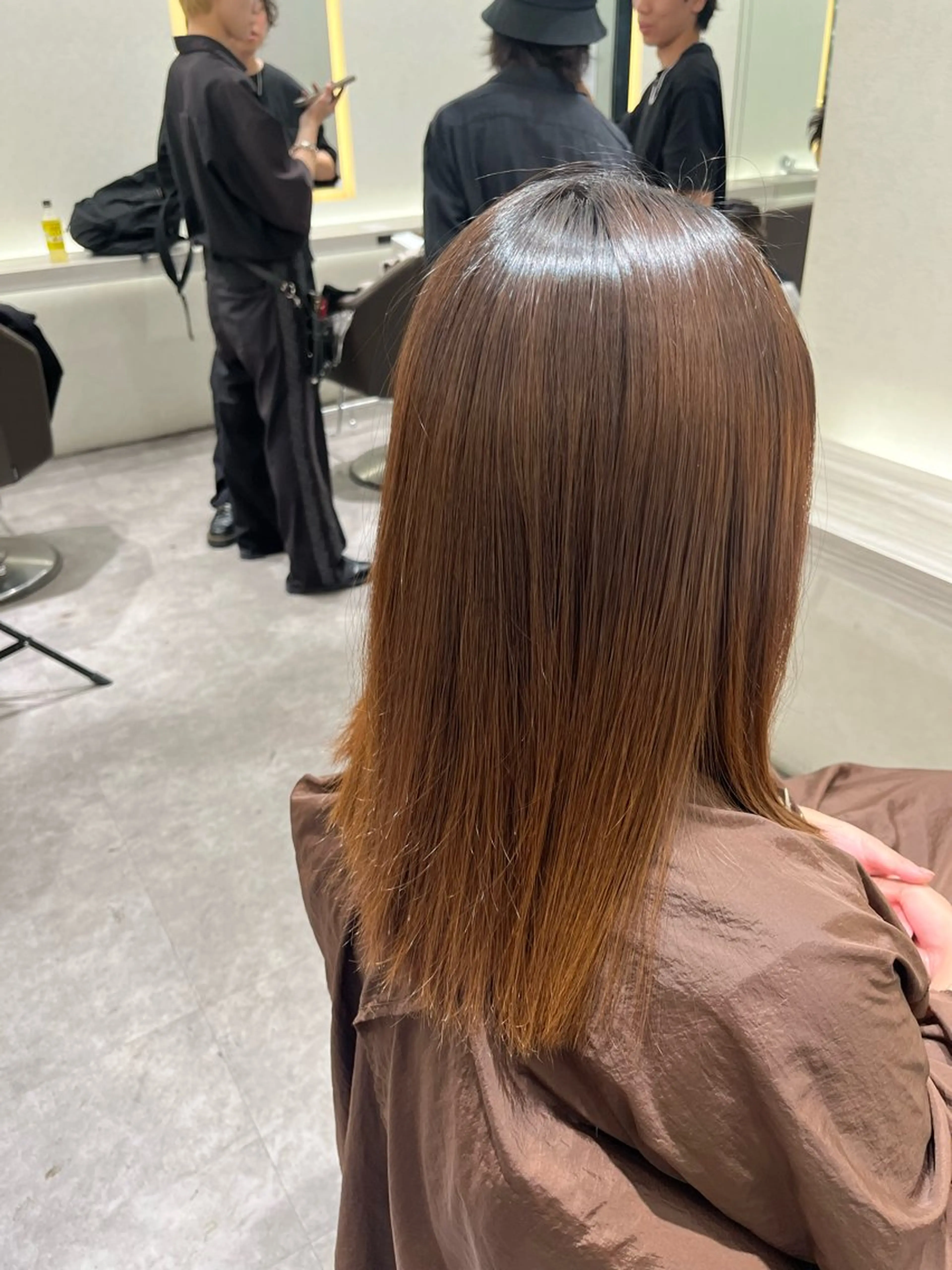 セミロング 牧野 隼大のヘアスタイル