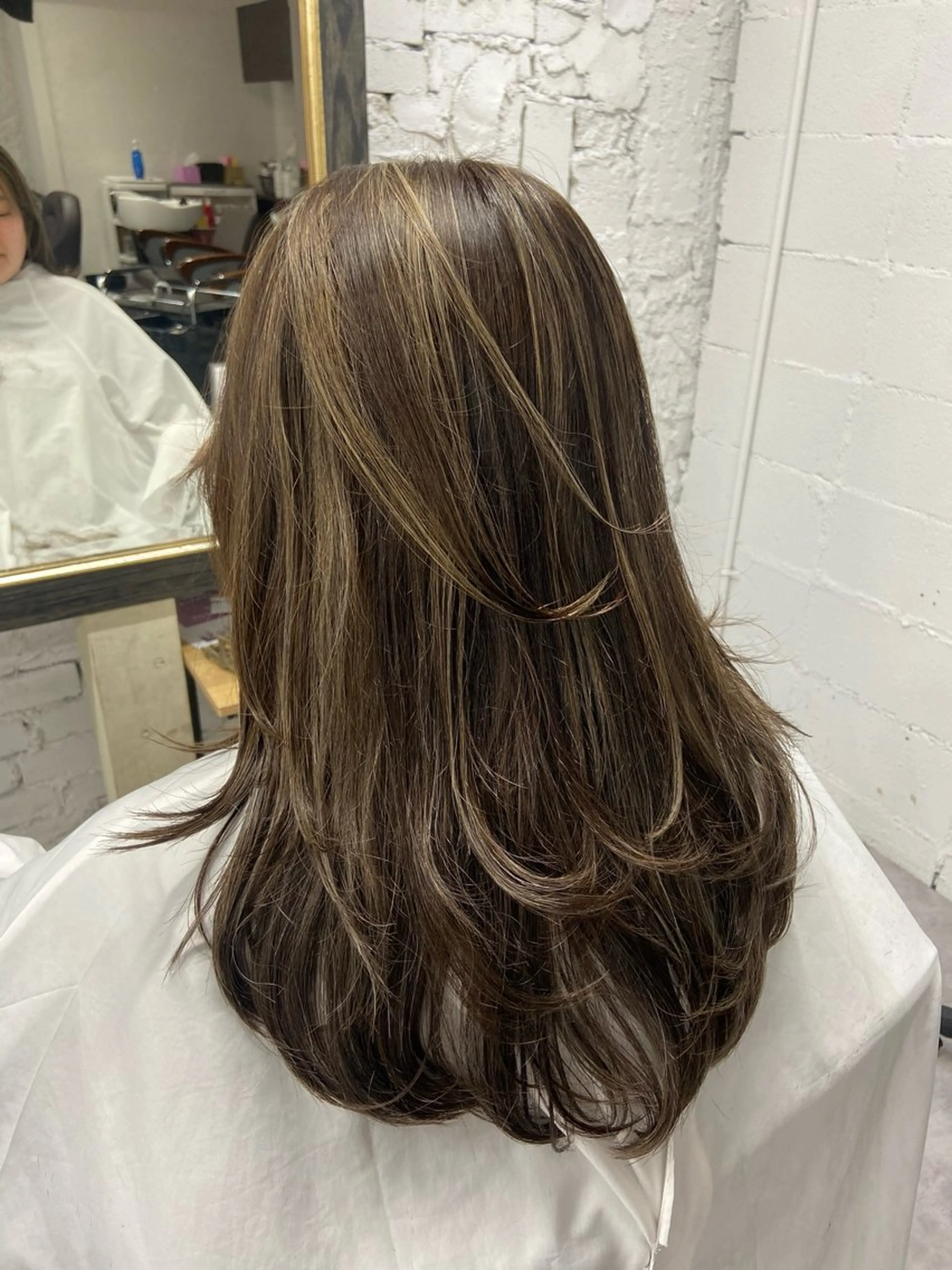 ロング カラー ハイトーン/ダブル カラー/akihoのヘアスタイル