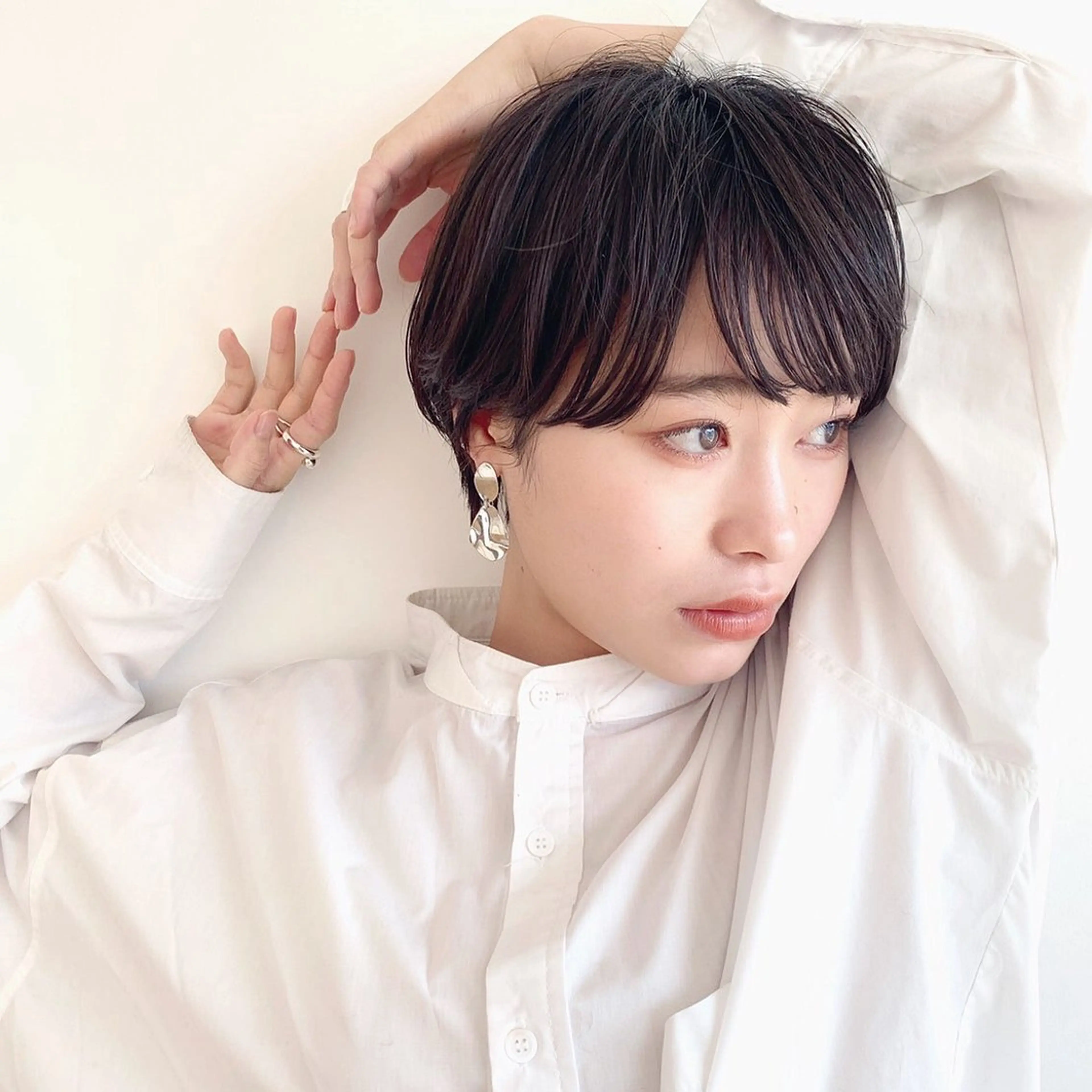 ショート くせ毛 ショートヘア カット ヘアカラー ショートと髪質改善 達人⭐️村上将梧のヘアスタイル