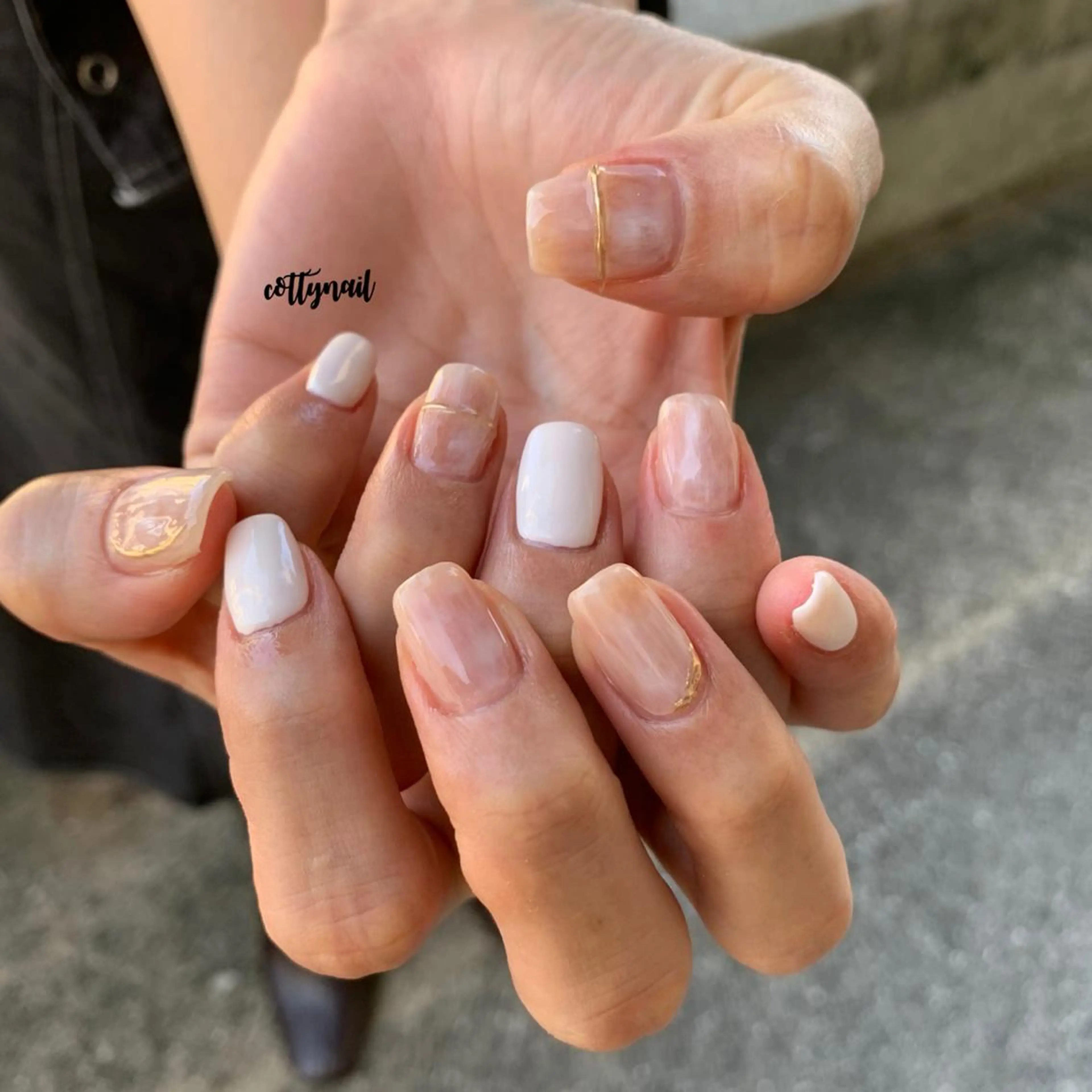 ネイル アートネイル ジェルネイル ニュアンスネイル cottynail -miki-のその他イメージ
