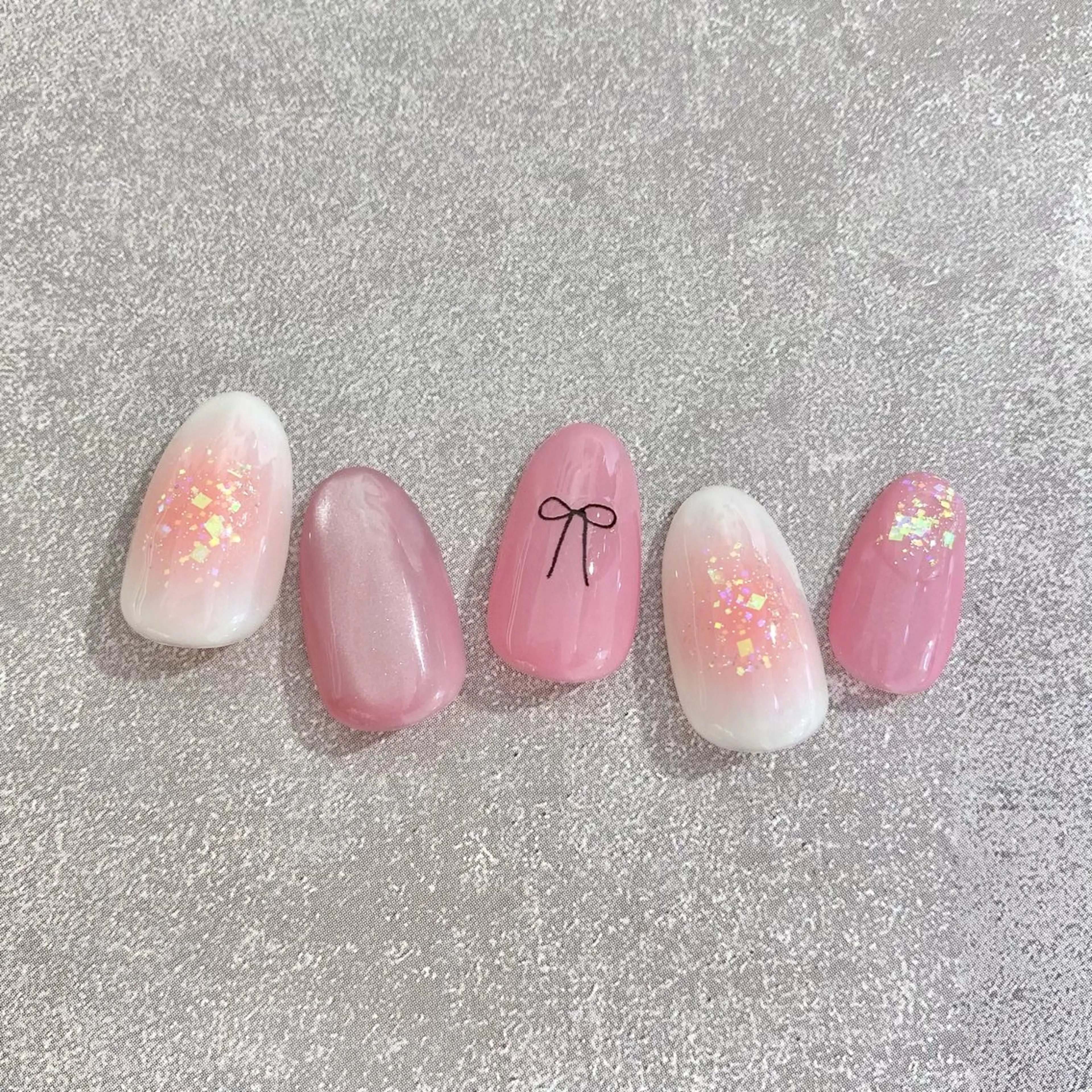 ネイル チークネイル ジェルネイル パラジェル フジタ エリカのネイルデザイン