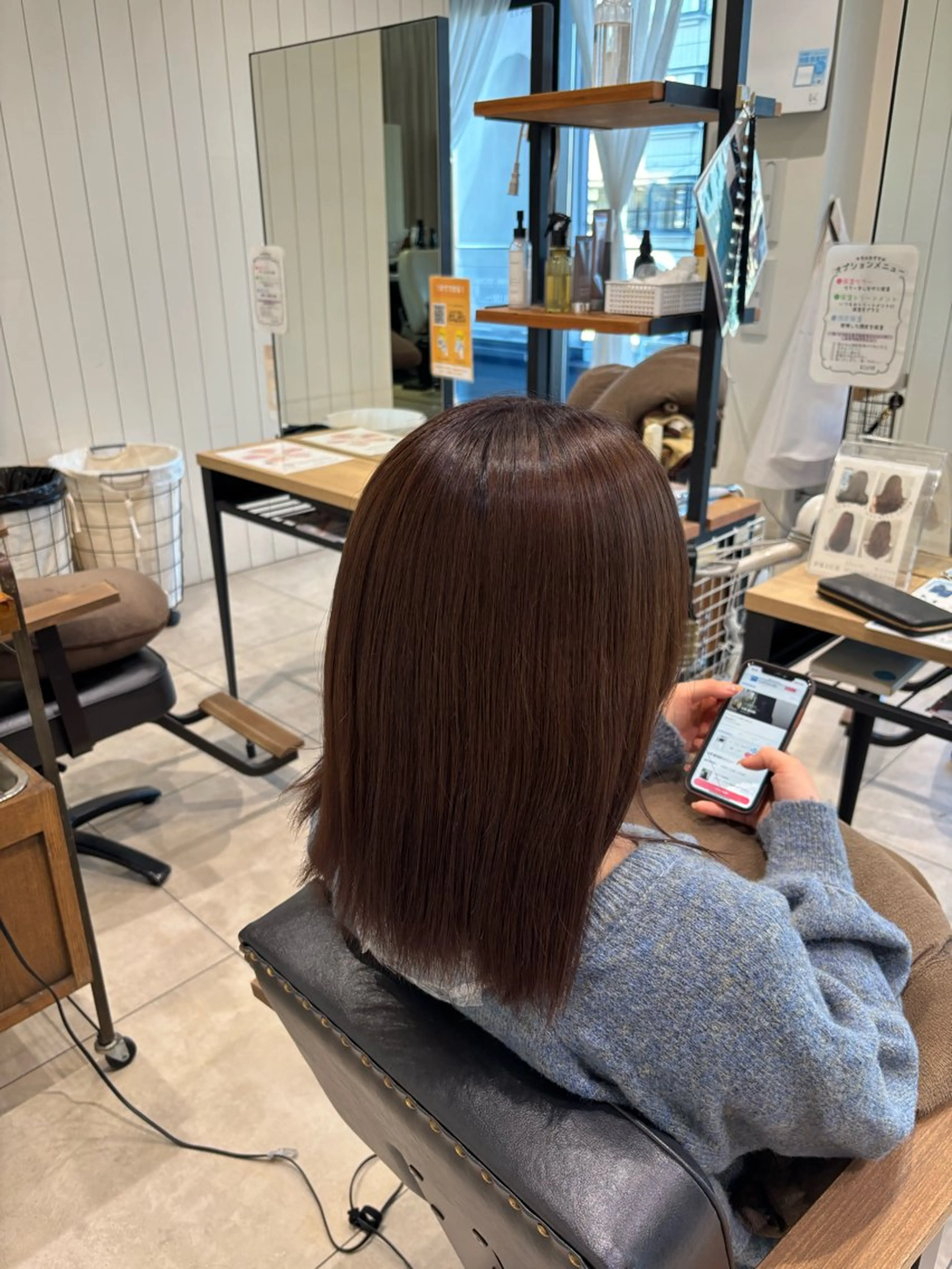 高発色ヘアカラーの写真