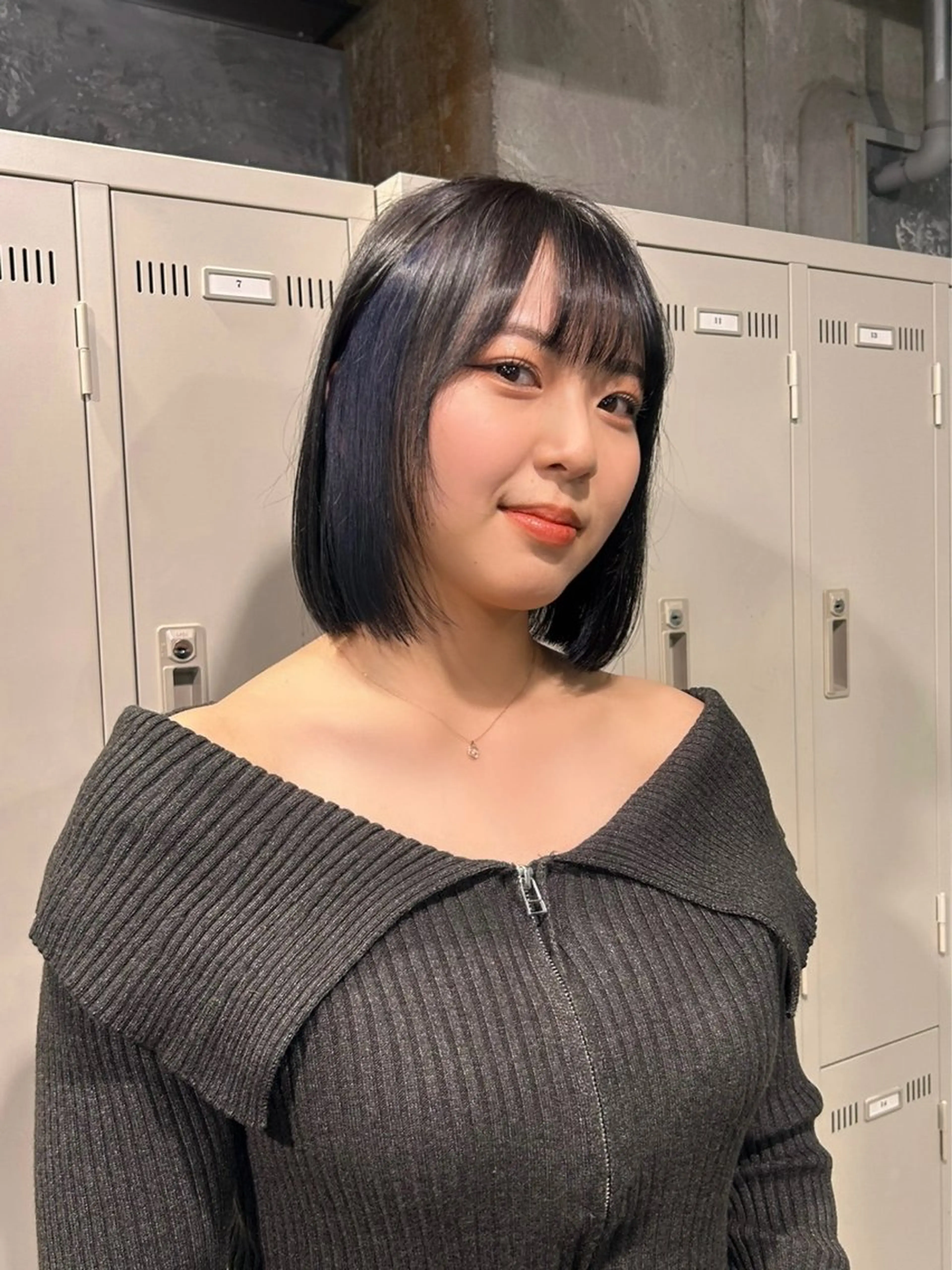 ショート カラー 切りっぱなしボブ 前下がりボブ ボブ 髪質改善 韓国風ヘア 【縮毛矯正ブリーチ】 MANATO🌈のヘアスタイル