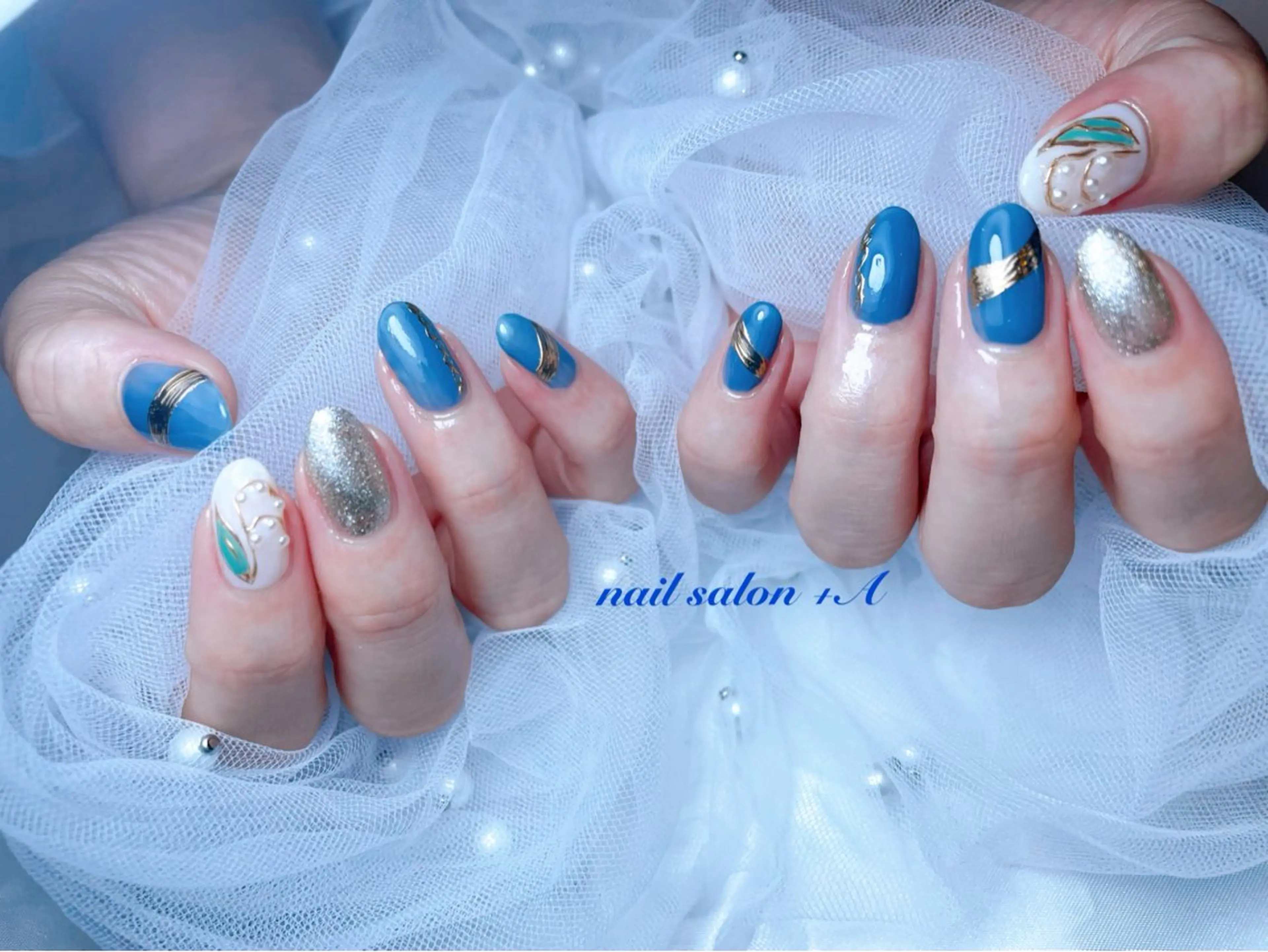 ショート ハンドネイル Nail Salon +Aのネイルデザイン