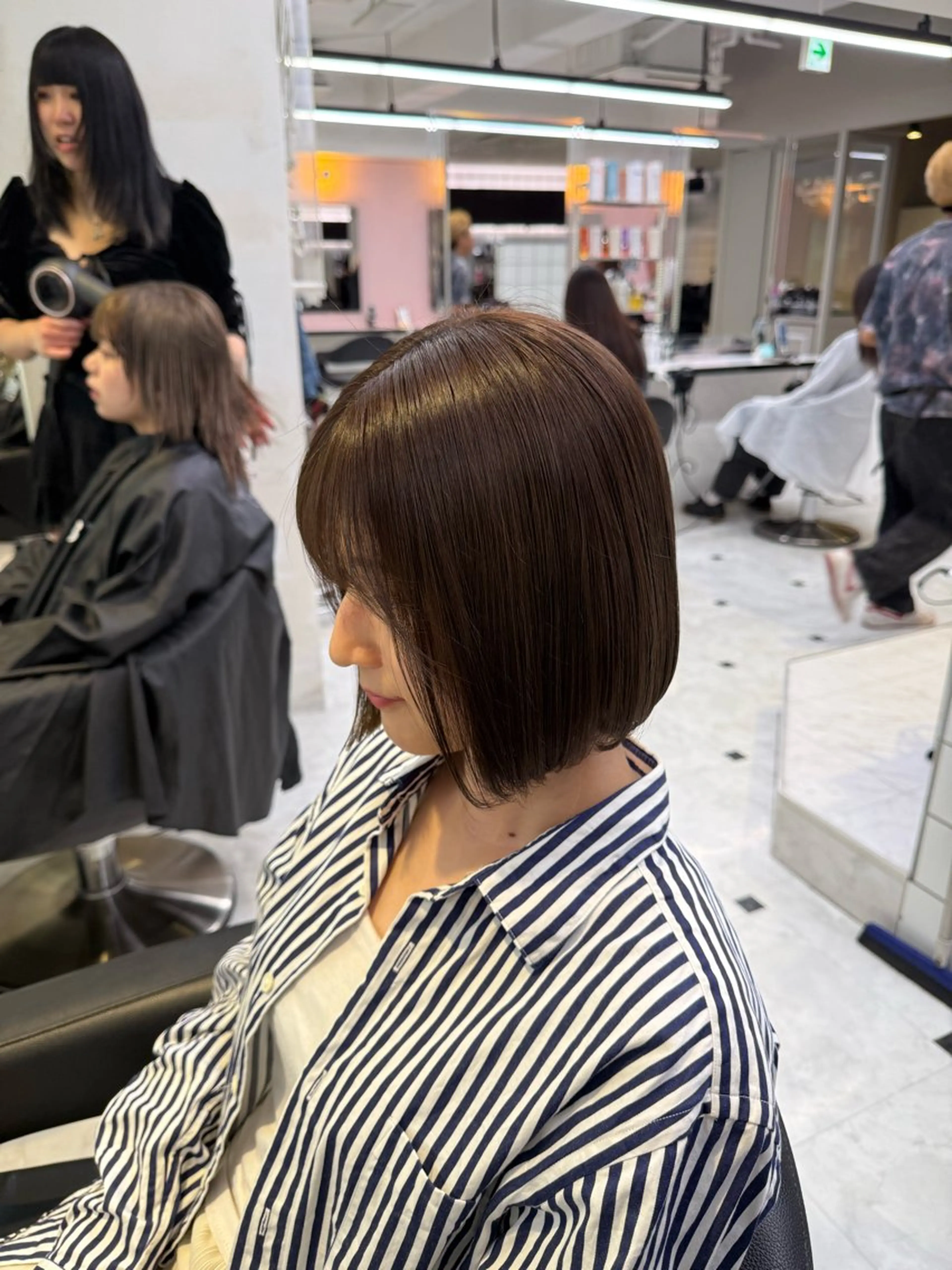 カラー 透明感カラー グレージュ カット ヘアカラー トリートメント 韓国風グレージュ 🤍たくみ🤍のヘアスタイル