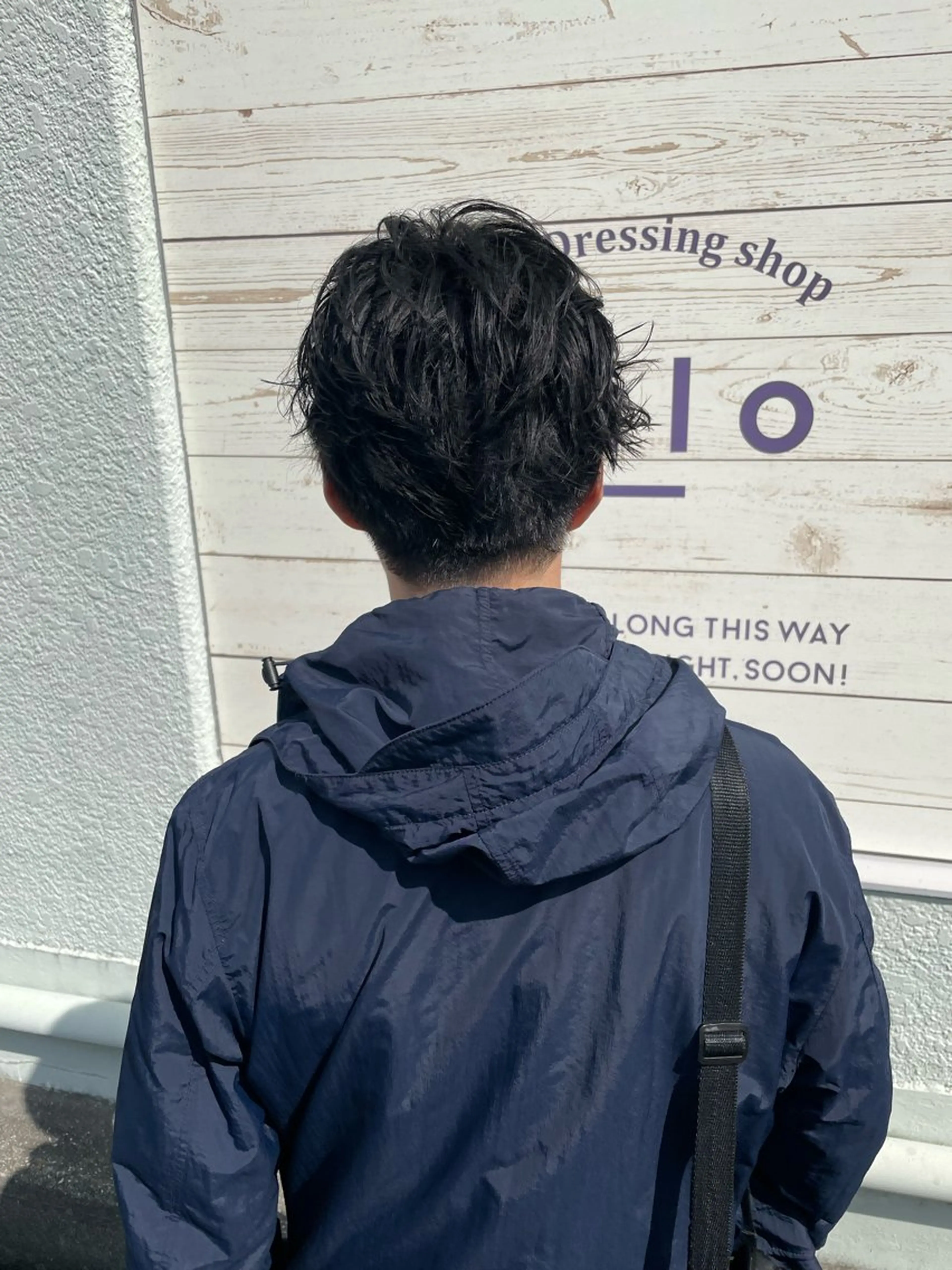 メンズカットモデル様の写真