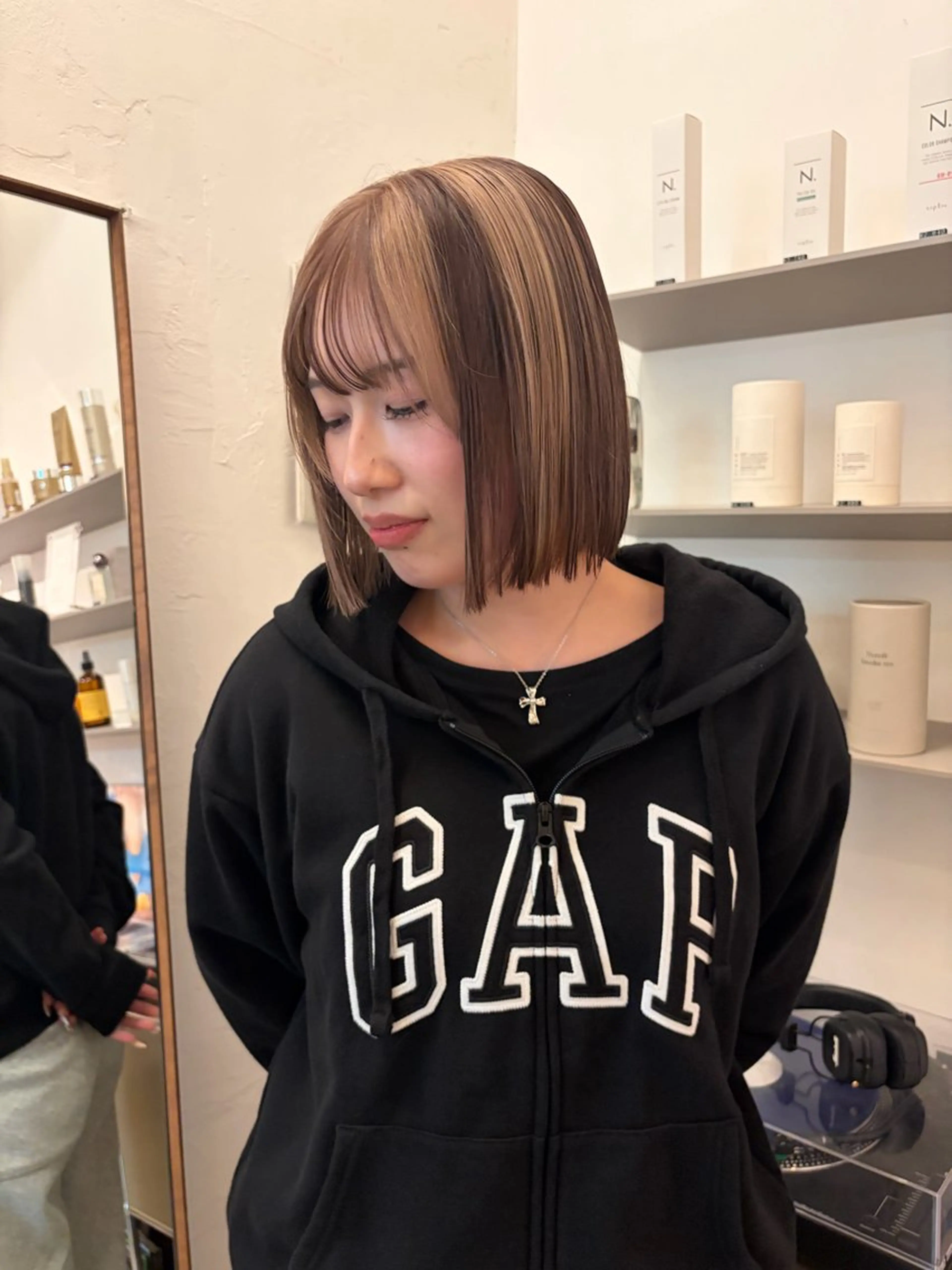 カラー ヘアカラー キラ/ハイトーン/ 天神美容室のヘアスタイル