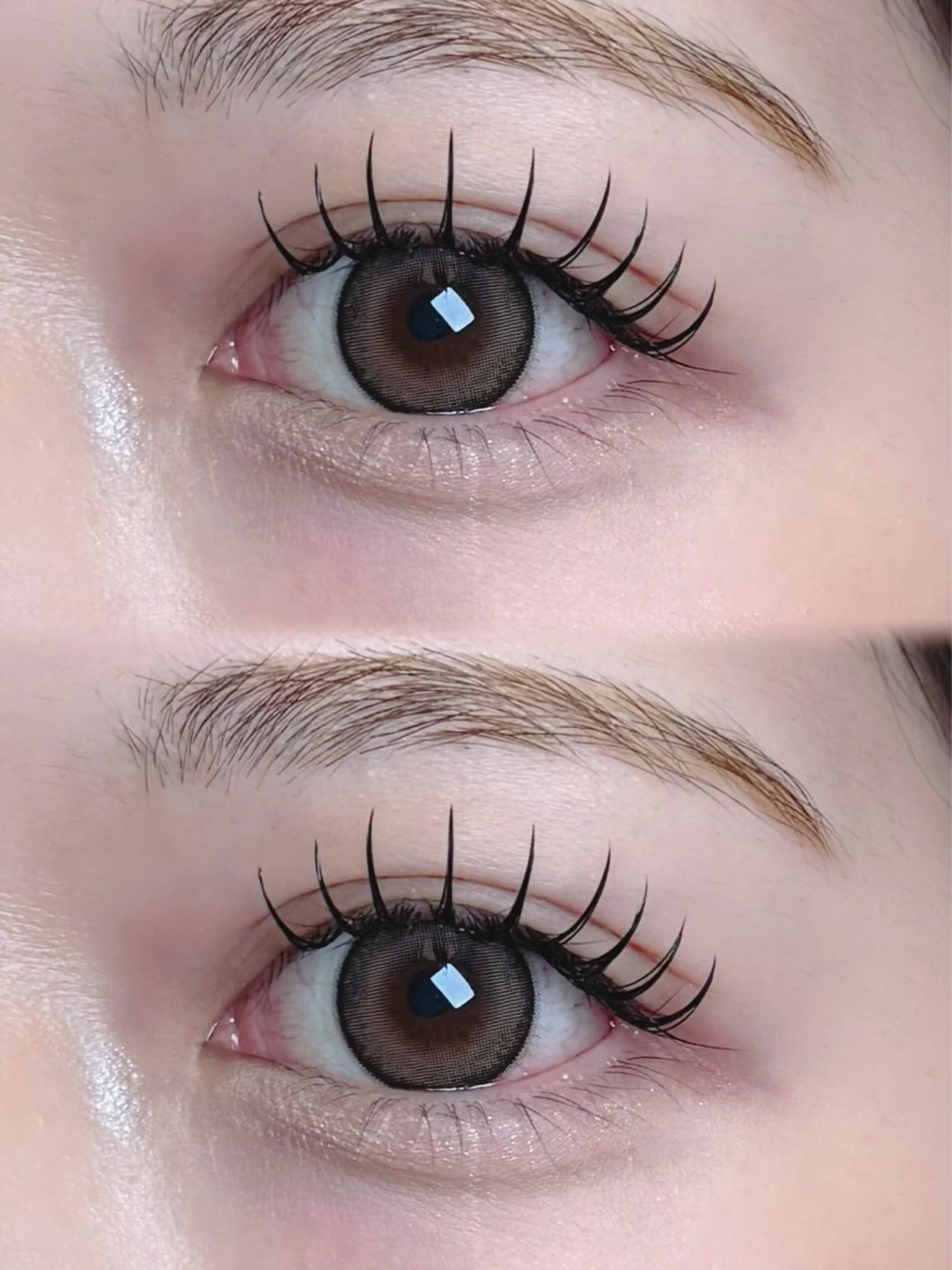 マツエク・マツパ フラットラッシュ Mimi .BEBE🎀のマツエク・マツパデザイン