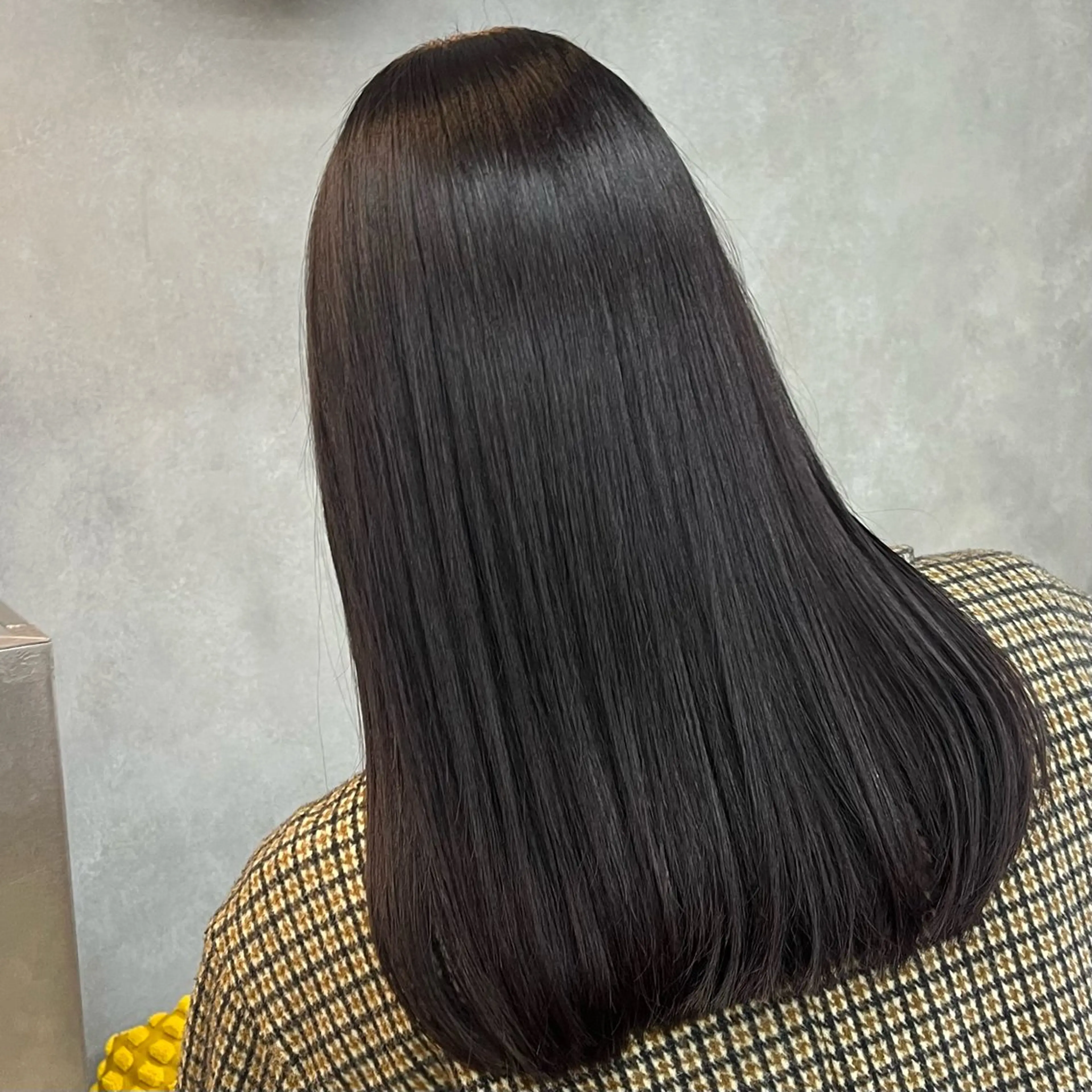 セミロング 酸性ストレート 縮毛矯正 BELO OSAKA マオのヘアスタイル