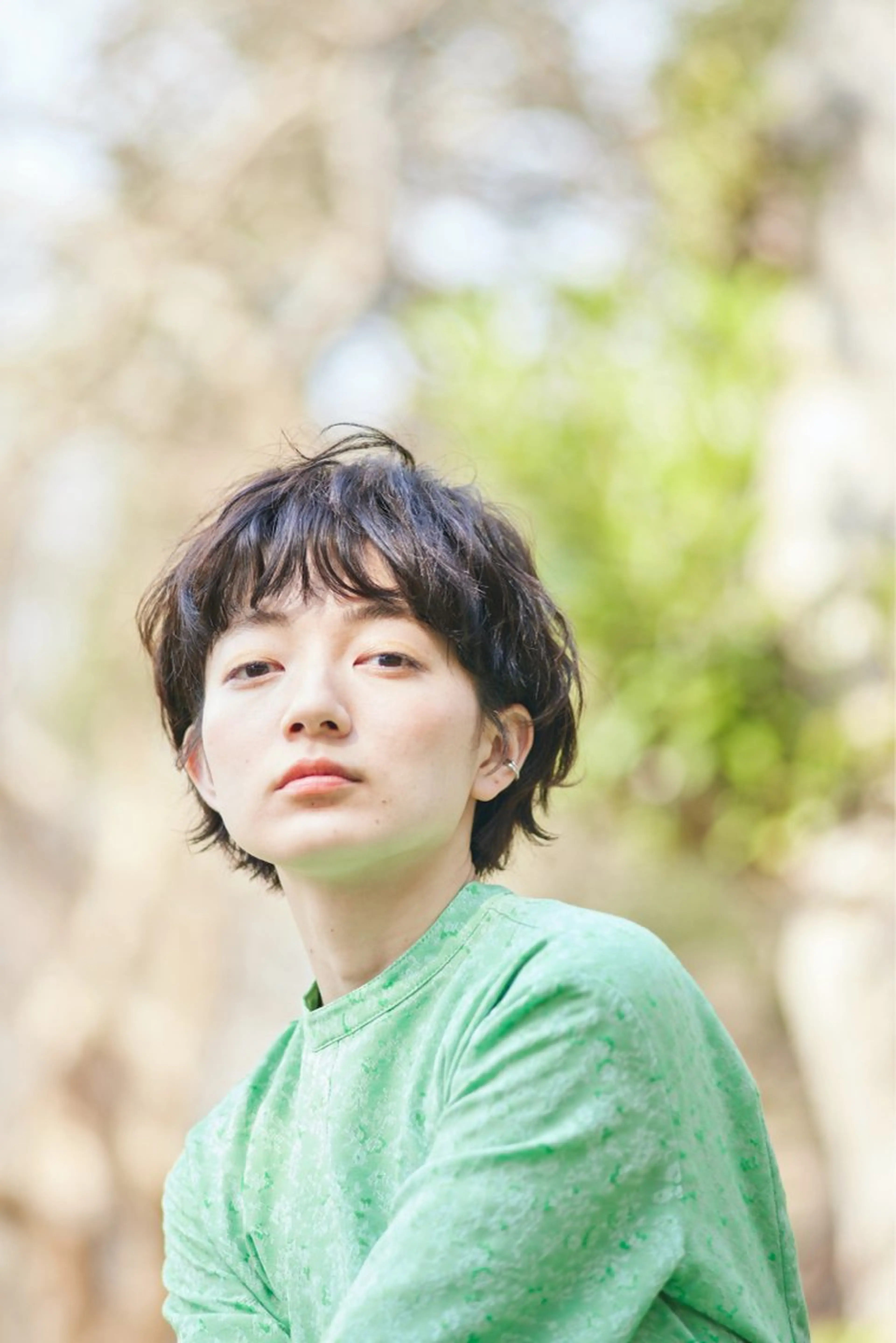 ショート パーマ ✂︎岡根 京花✂︎のヘアスタイル