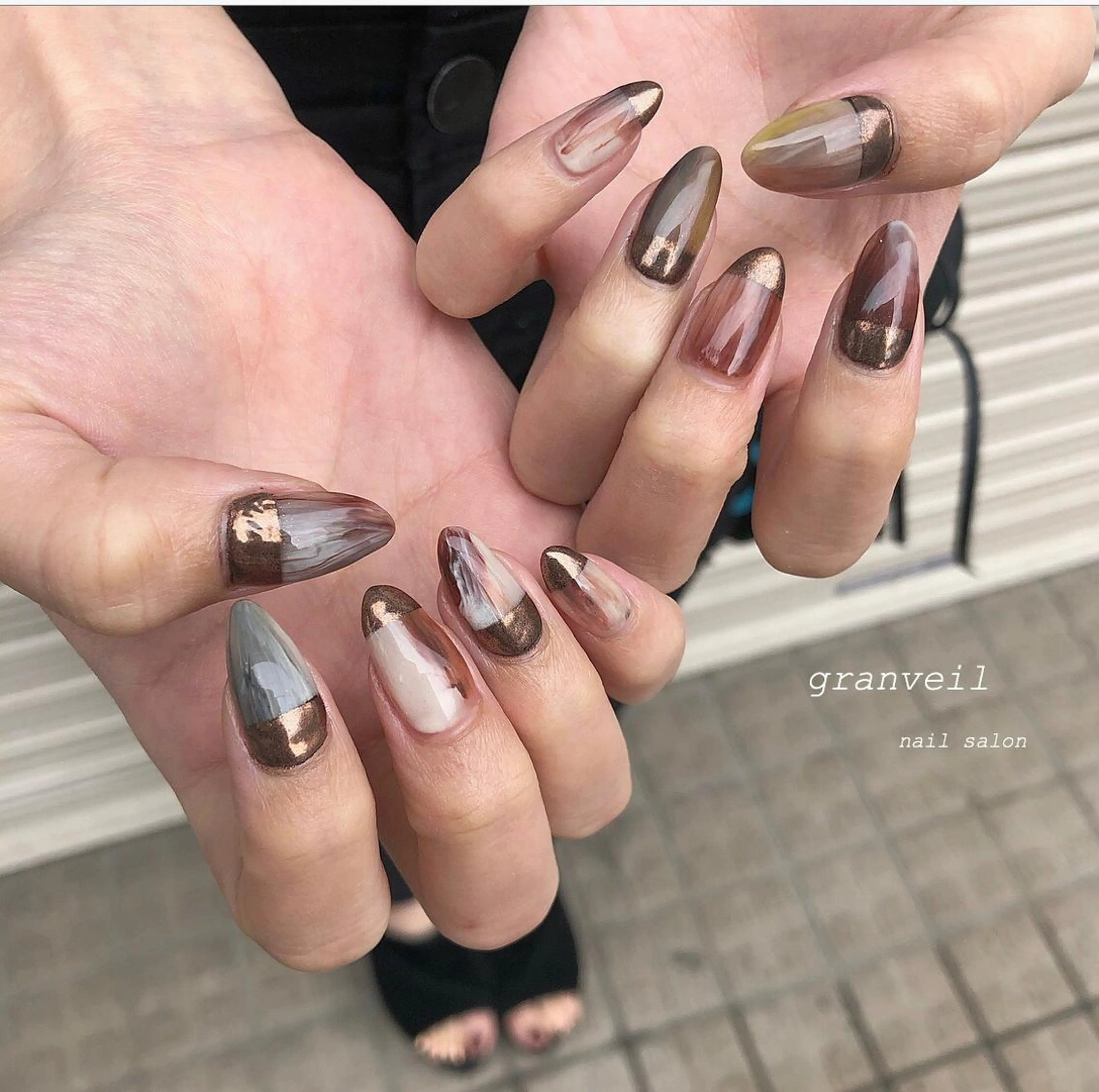 ネイル ニュアンスネイル granveil所属・nail salon granveilのネイルデザイン